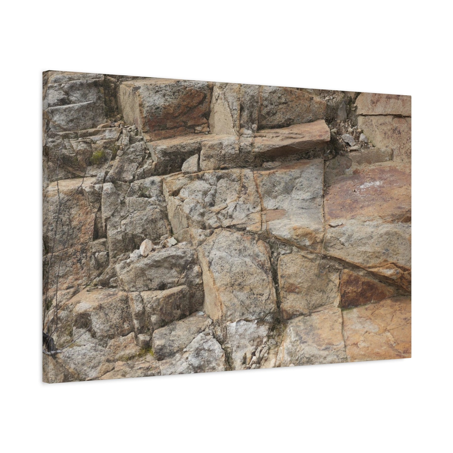 Stone Memories - Unique Frameless Canvas Wall Art