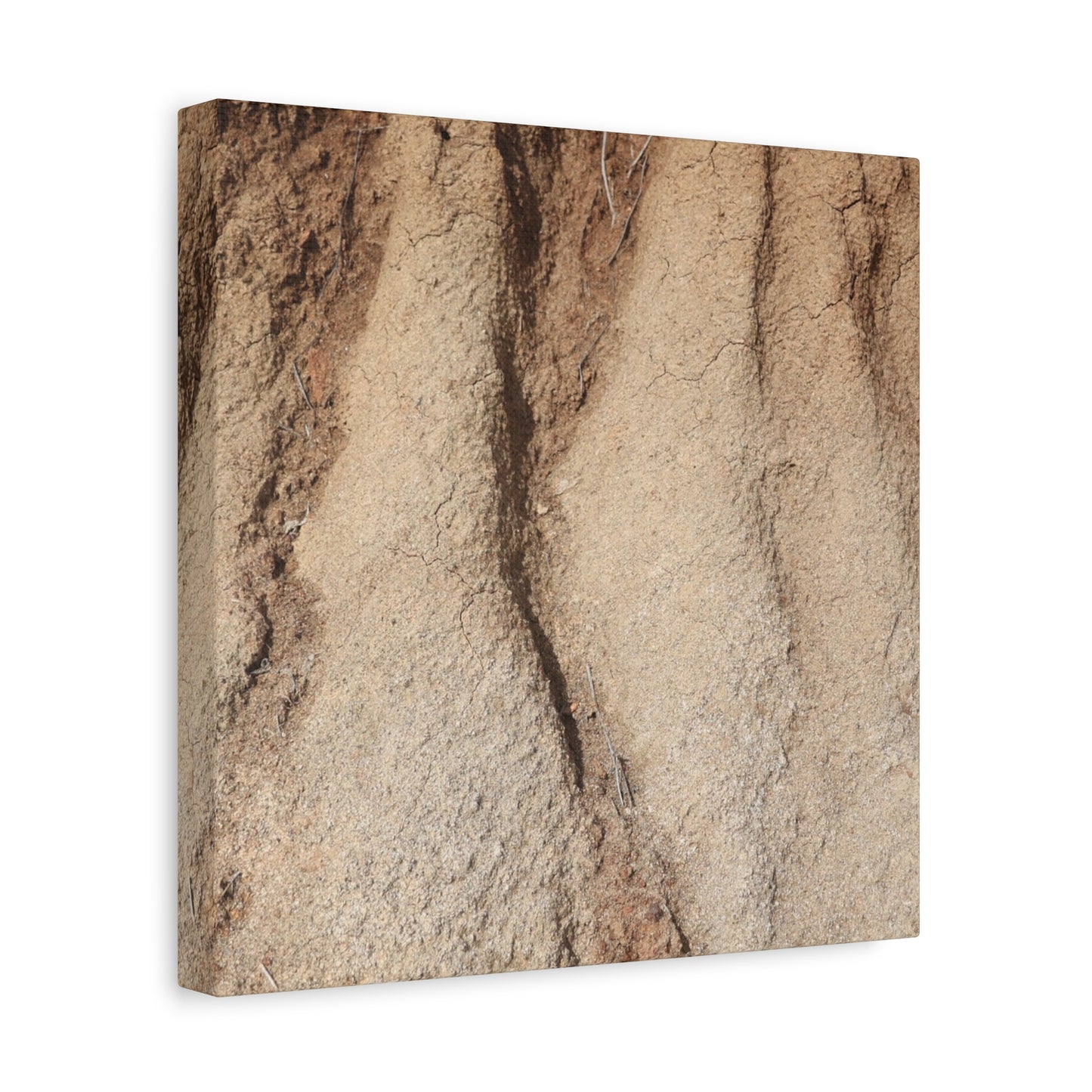 Weathered Earth - Unique Frameless Canvas Wall Art