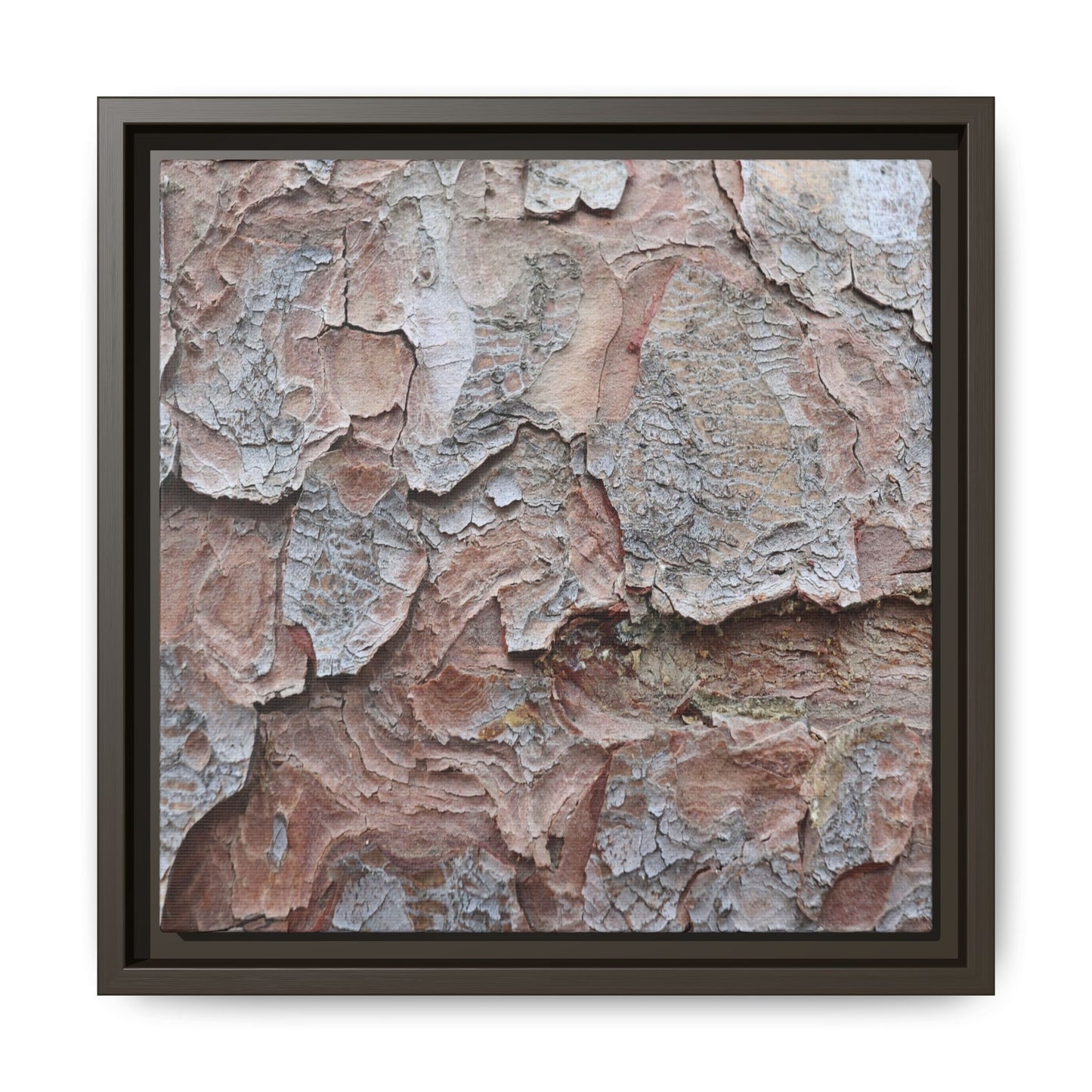 Flaking Serenity - Unique Stretched Canvas Wall Art