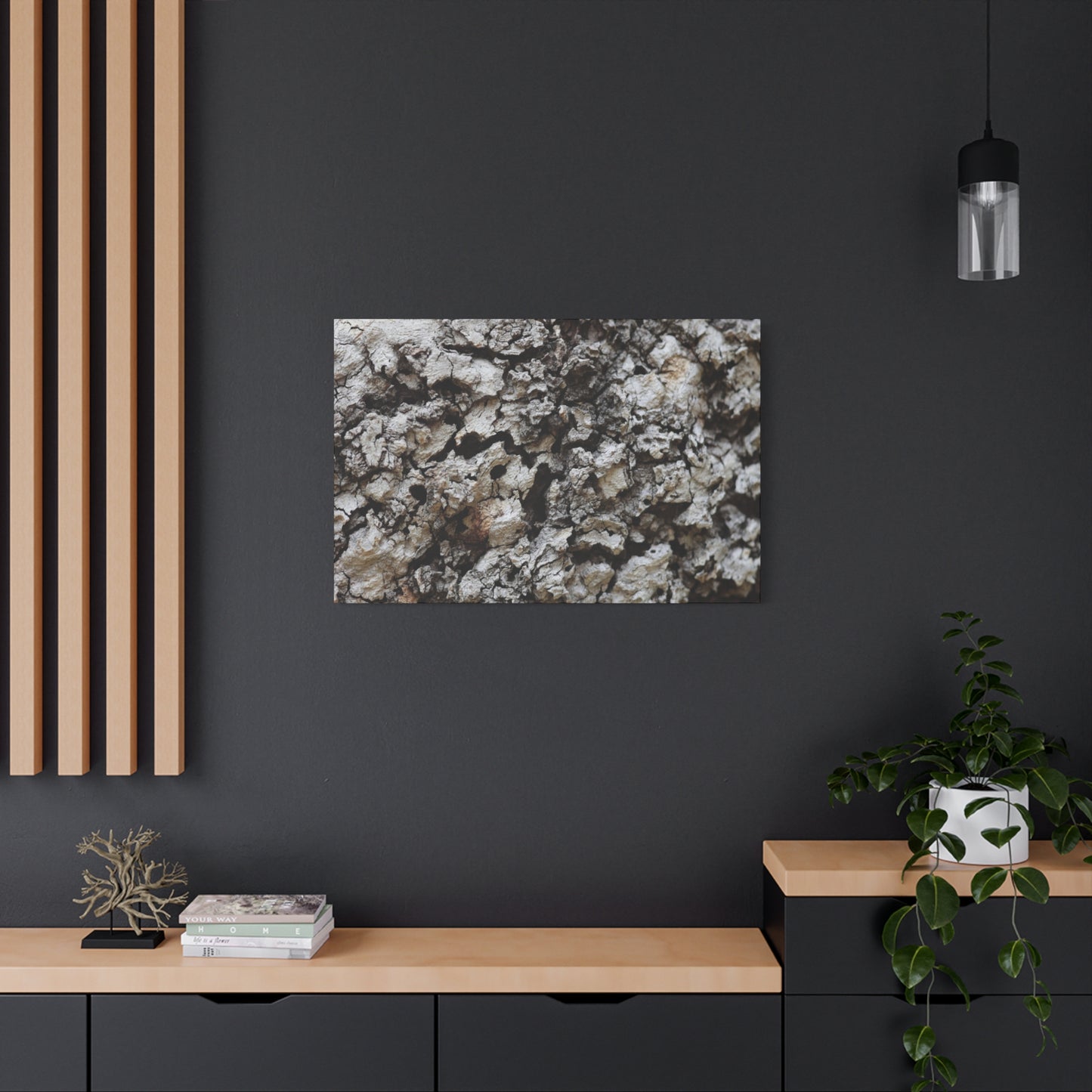 Cracked Earth Tapestry - Unique Frameless Canvas Wall Art