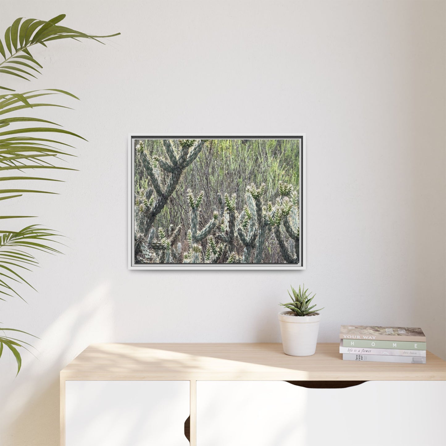 Prickly Paradise - Unique Stretched Canvas Wall Art