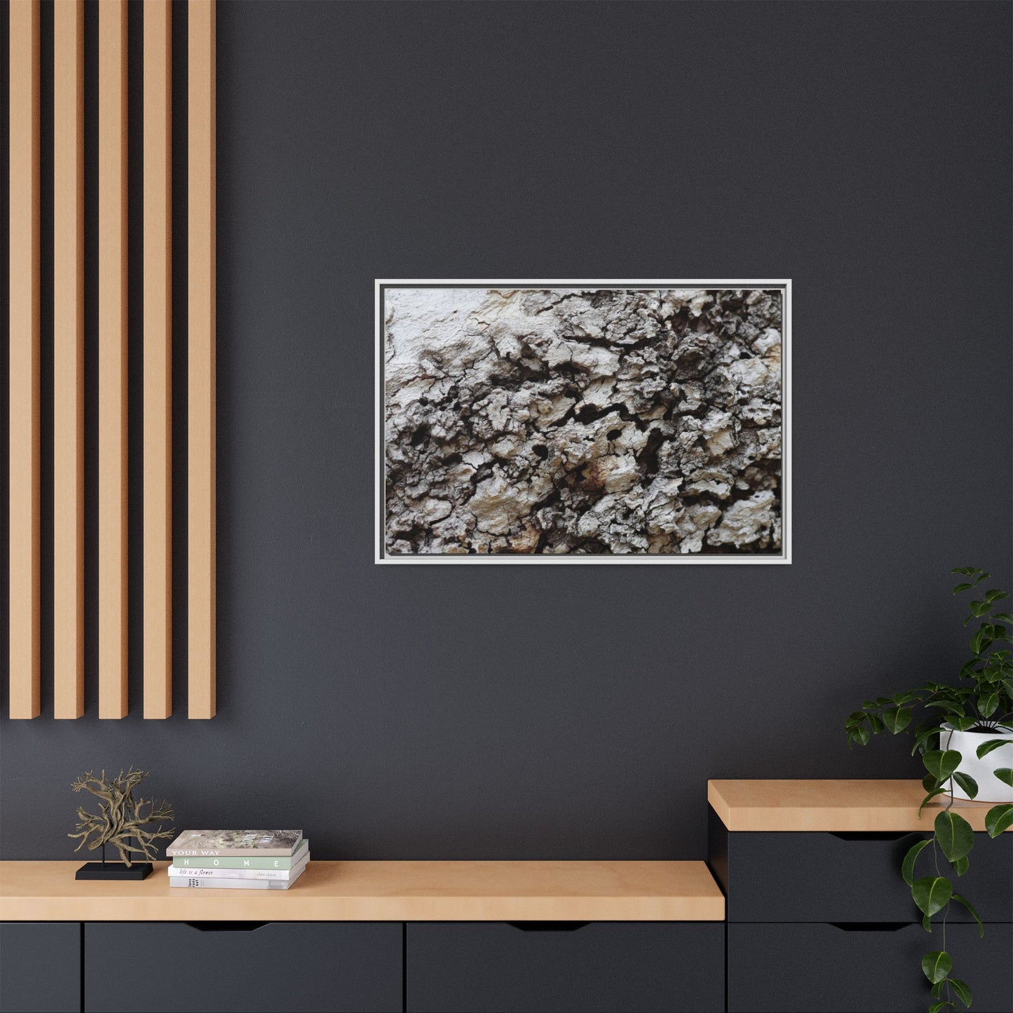 Cracked Terrain - Unique Stretched Canvas Wall Art