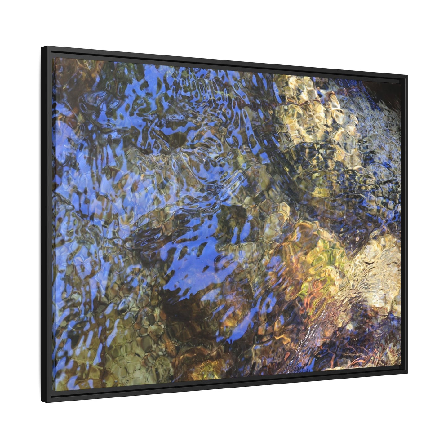 Aquatic Kaleidoscope - Unique Stretched Canvas Wall Art
