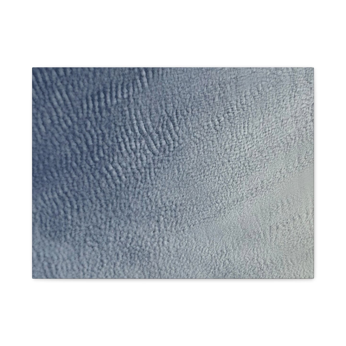 Undulating Whispers of Cerulean - Unique Frameless Canvas Wall Art