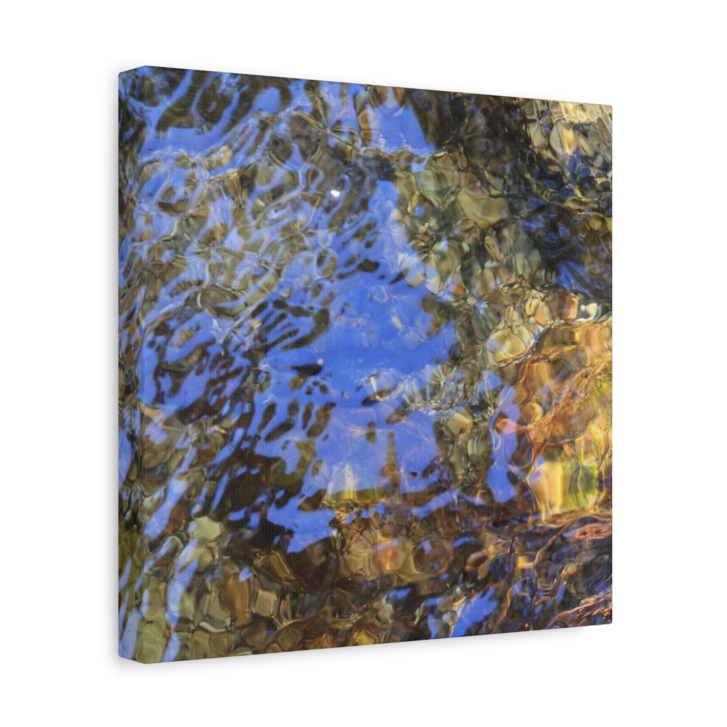 Water's Whisper - Unique Frameless Canvas Wall Art