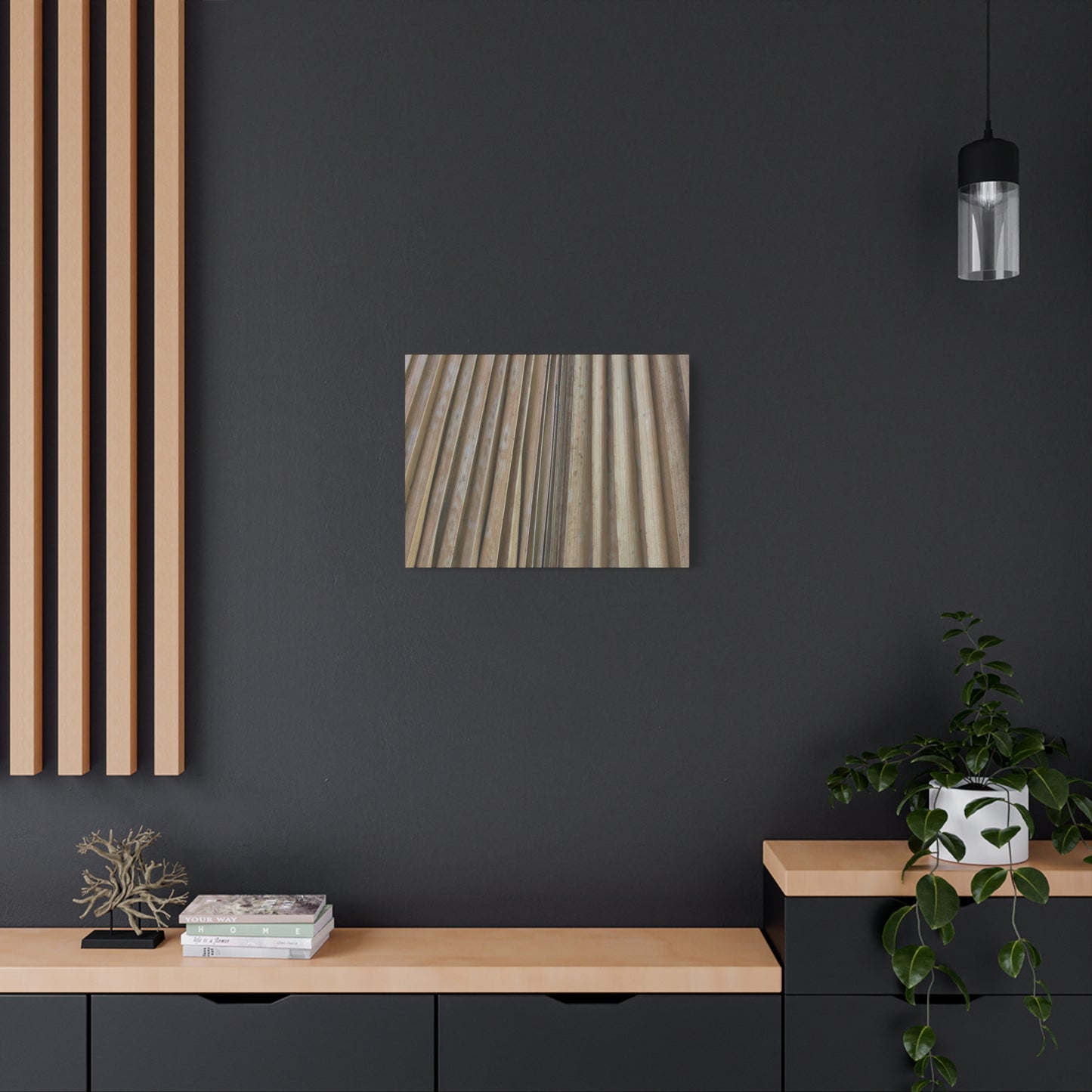 Linear Rhythm - Unique Frameless Canvas Wall Art