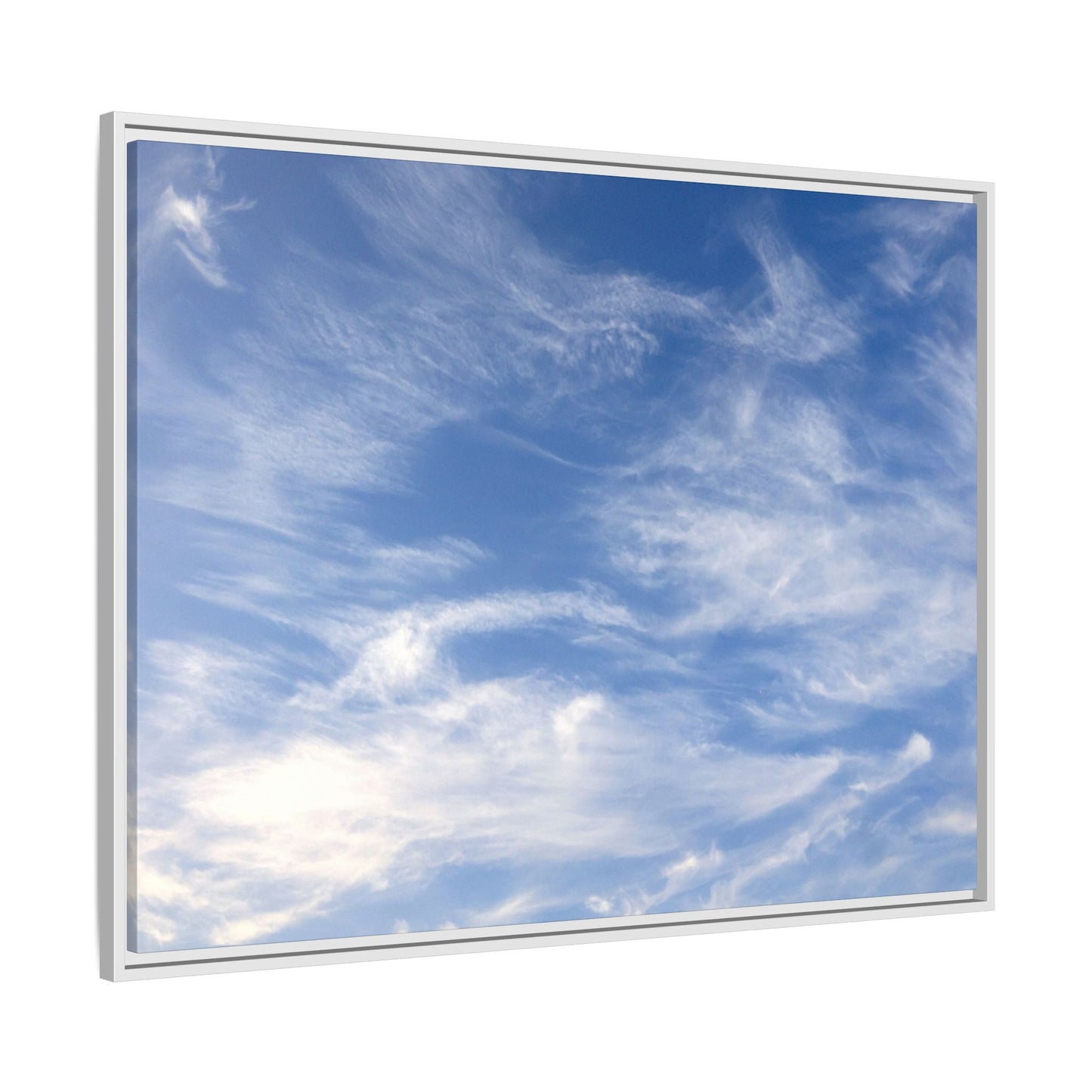 Ethereal Blue Tapestry - Unique Stretched Canvas Wall Art
