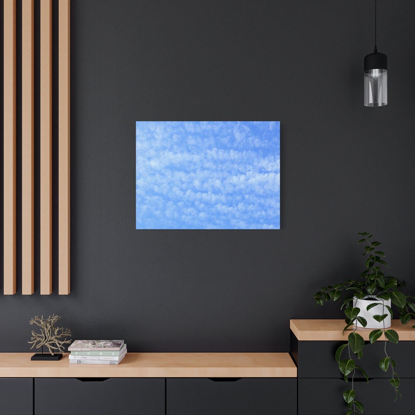 Clouded Reverie - Unique Frameless Canvas Wall Art