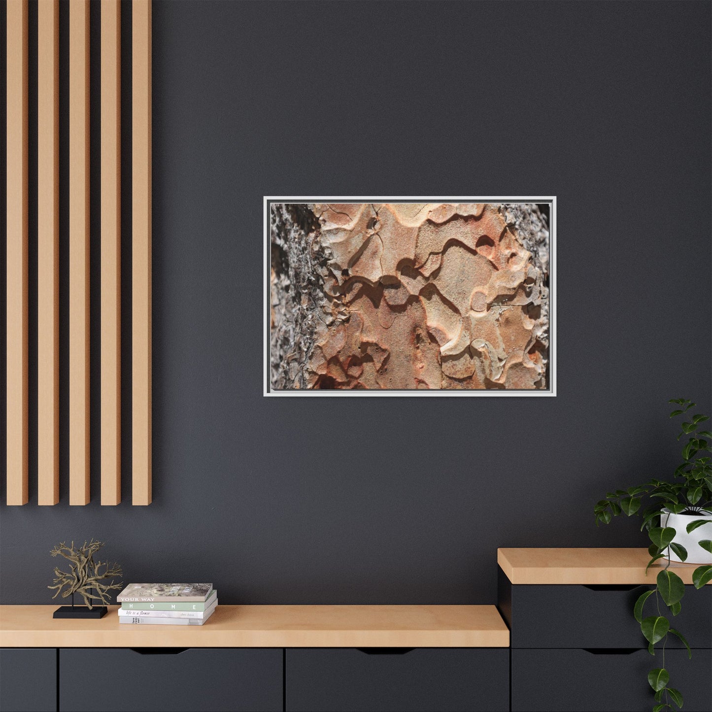 Rust and Stone - Unique Stretched Canvas Wall Art