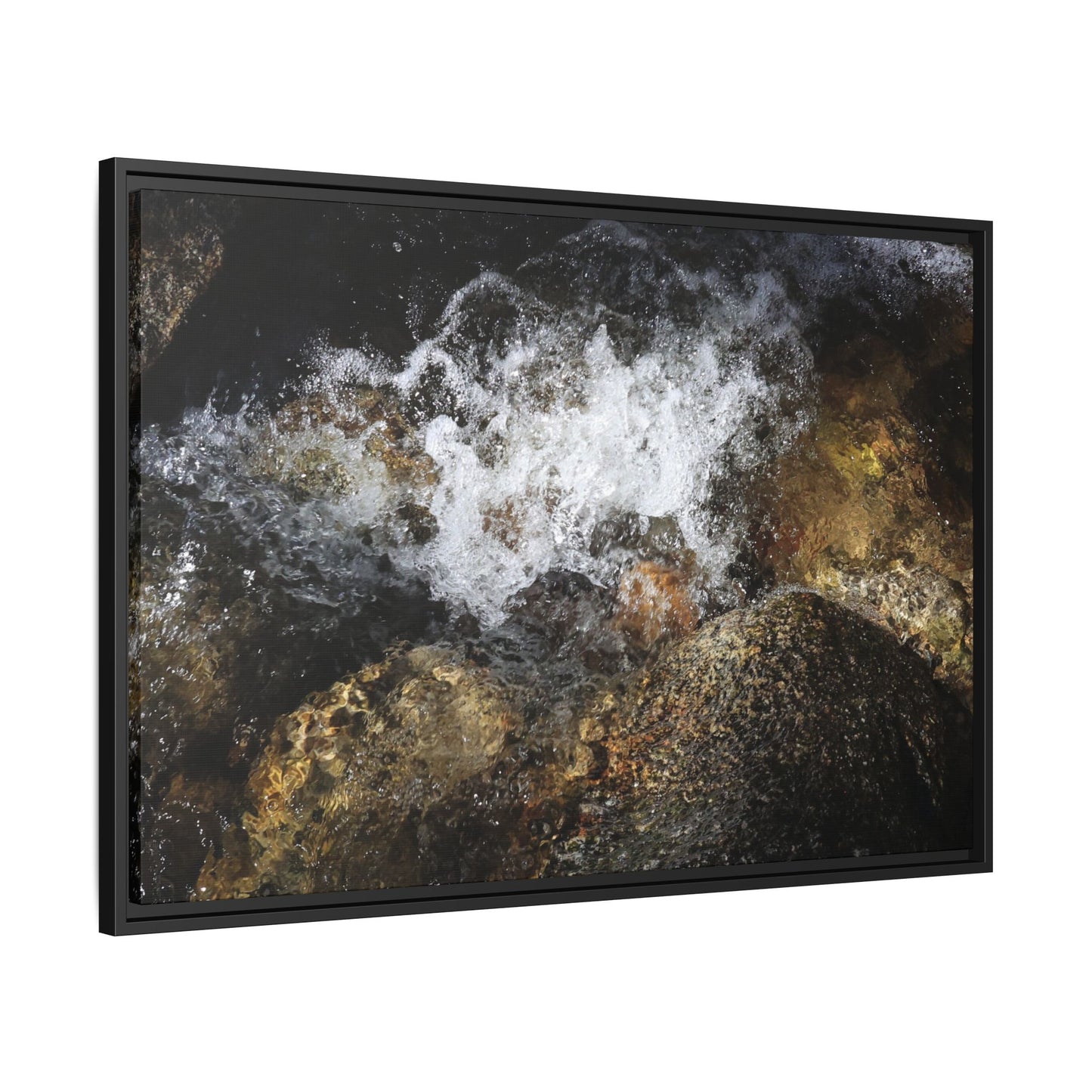 Cascading Momentum - Unique Stretched Canvas Wall Art