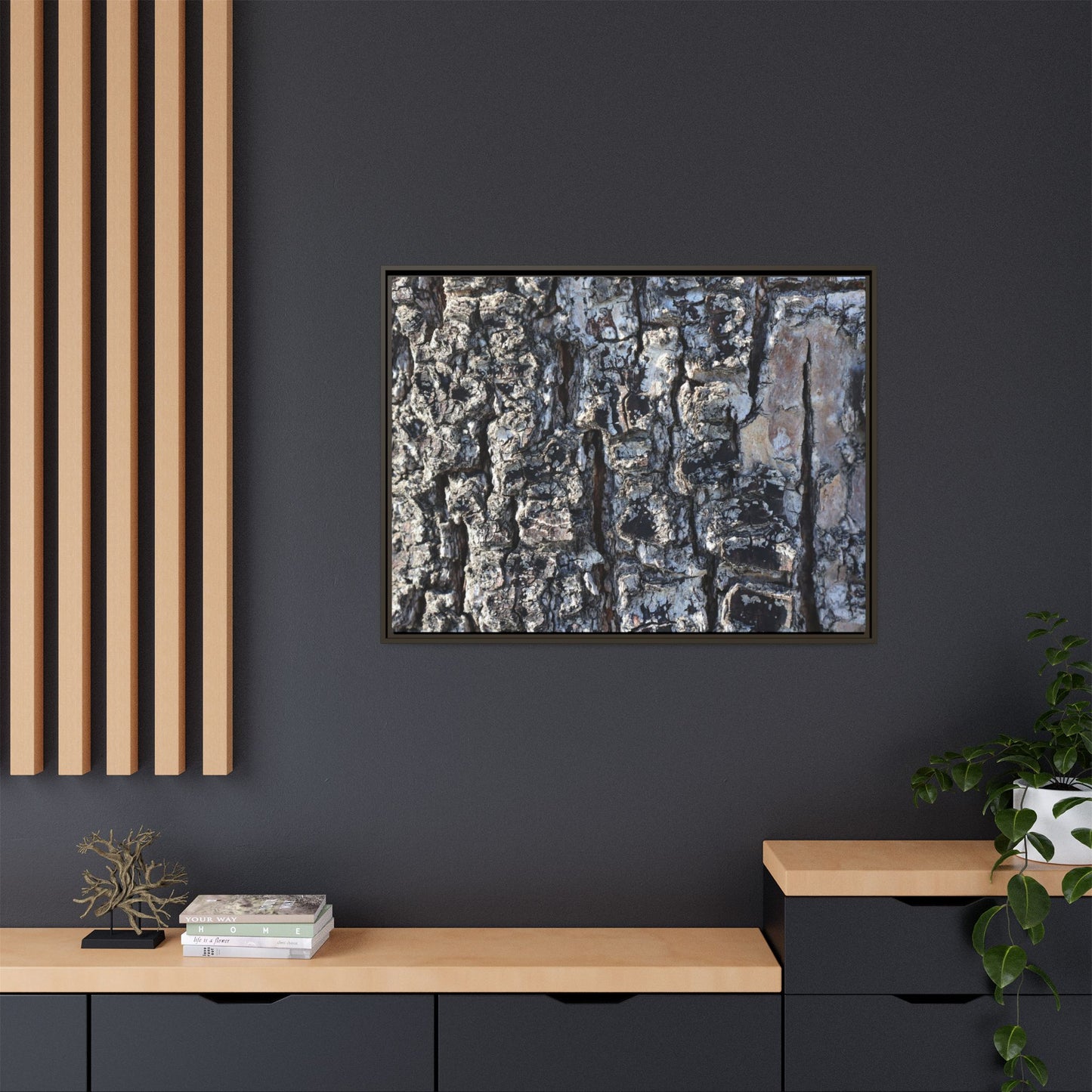 The Bark Chronicles - Unique Stretched Canvas Wall Art