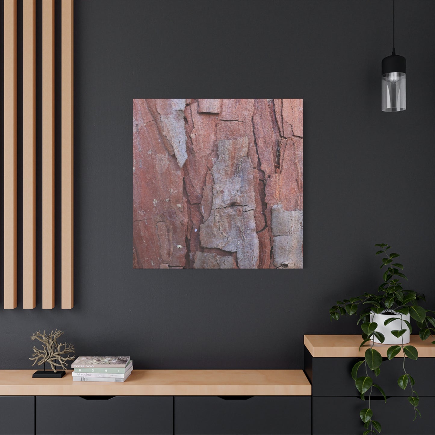 Fractal Rust - Unique Frameless Canvas Wall Art