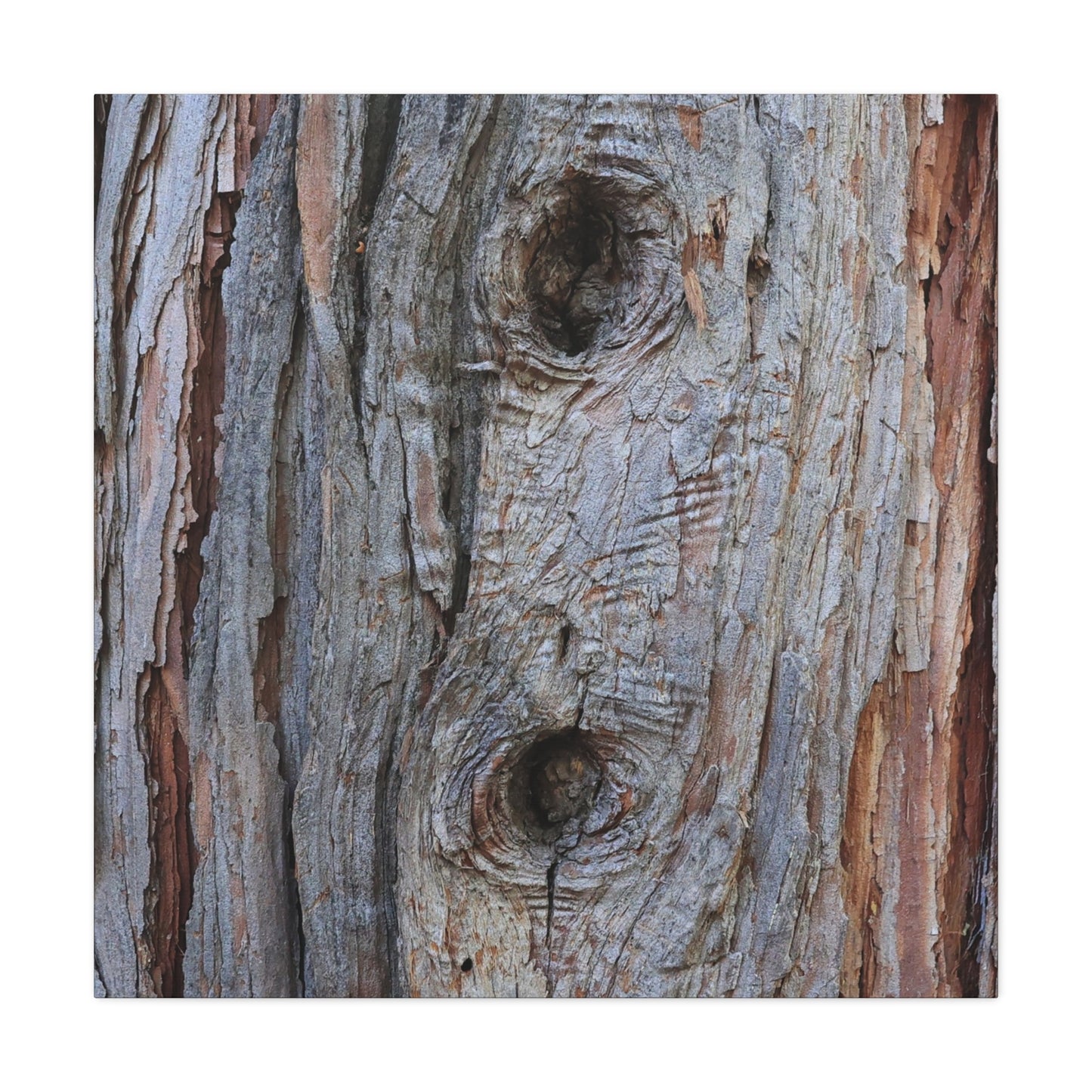 Wooden Memoir - Unique Frameless Canvas Wall Art