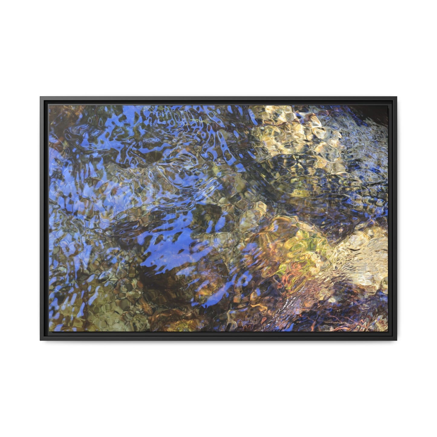 Aquatic Kaleidoscope - Unique Stretched Canvas Wall Art