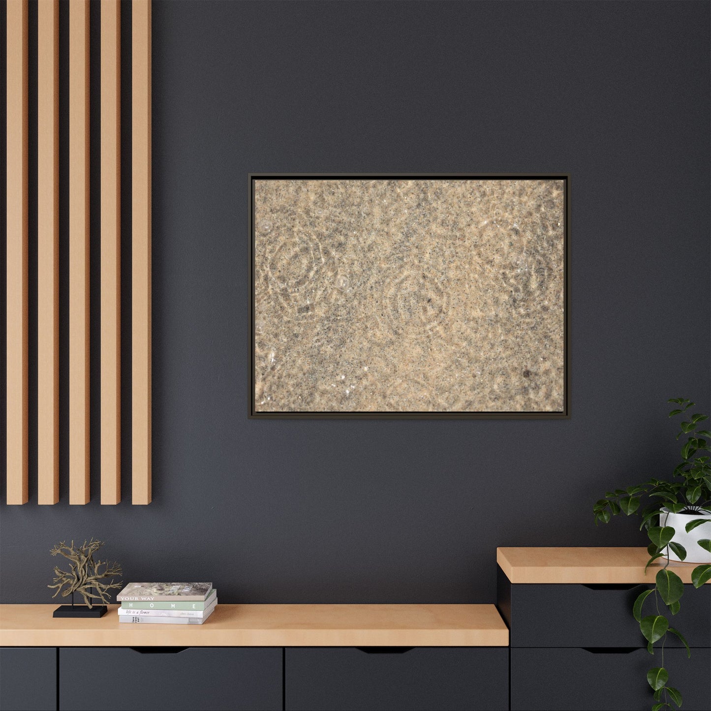 Whispers of Sand - Unique Stretched Canvas Wall Art