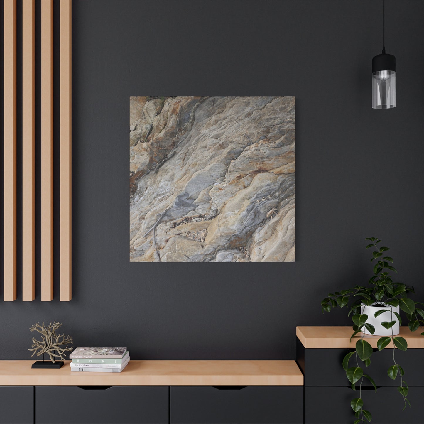Stone Memory - Unique Frameless Canvas Wall Art