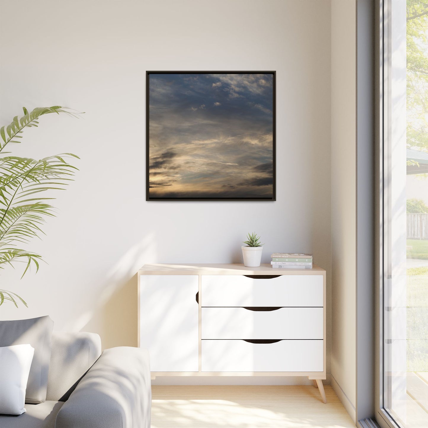 Clouded Thoughts - Unique Stretched Canvas Wall Art