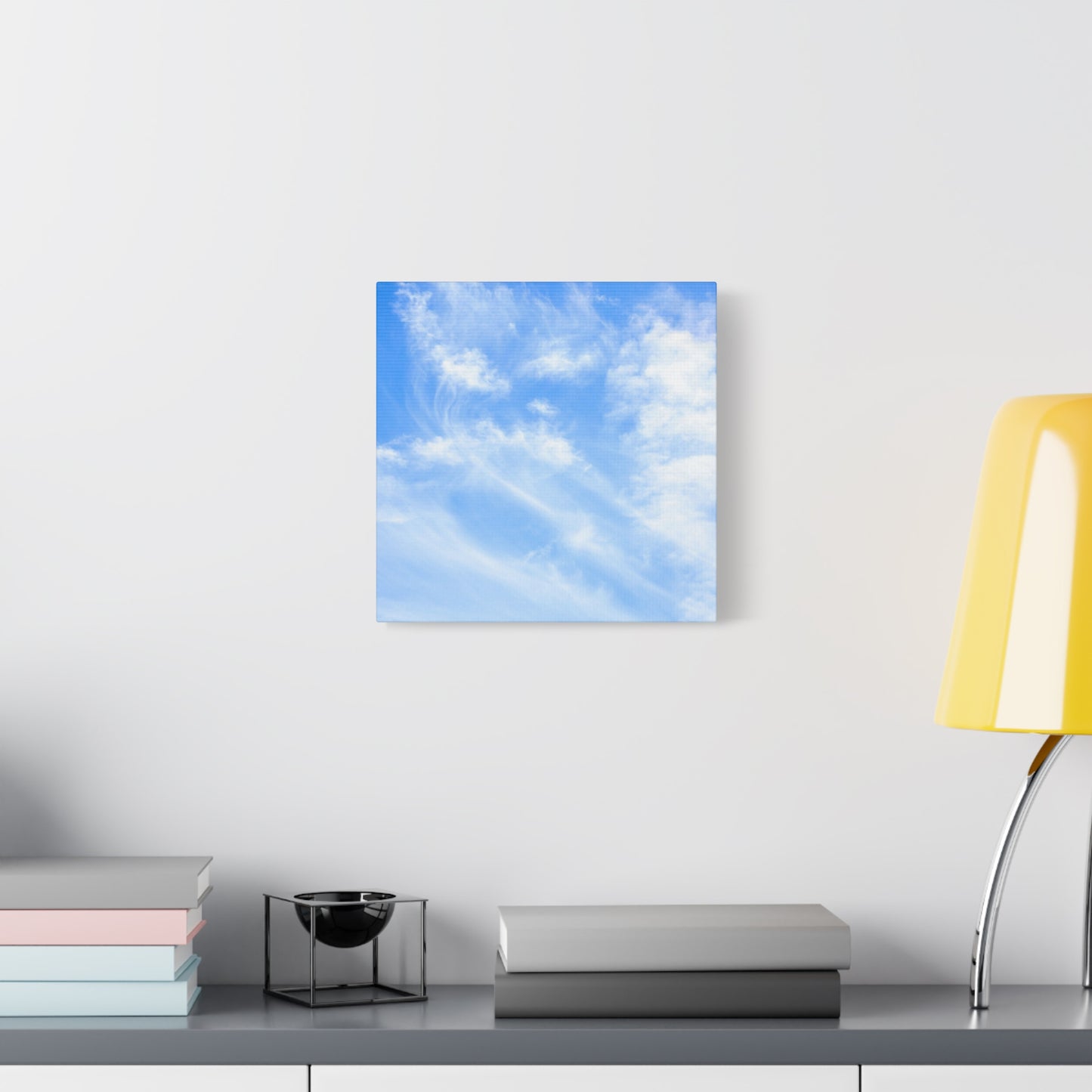Whispers of Cerulean - Unique Frameless Canvas Wall Art