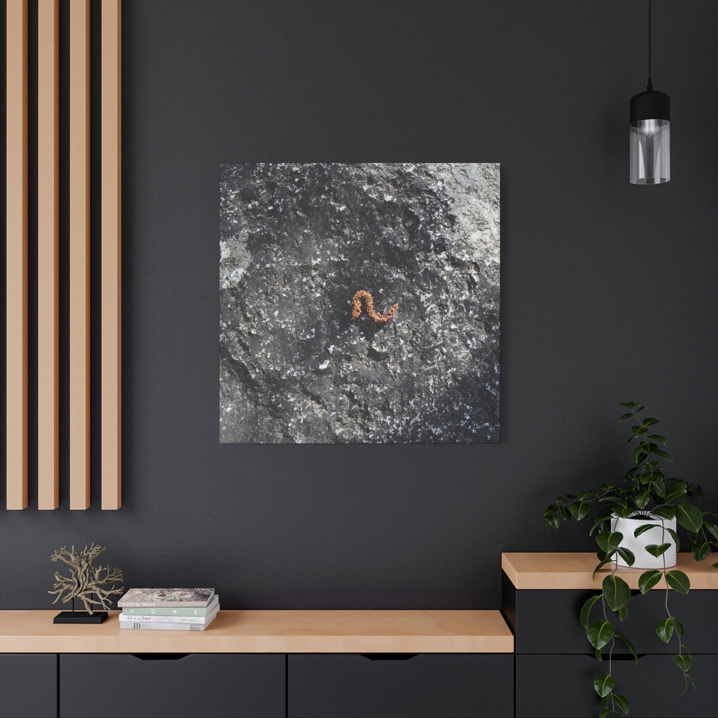 Earthen Serpent - Unique Frameless Canvas Wall Art