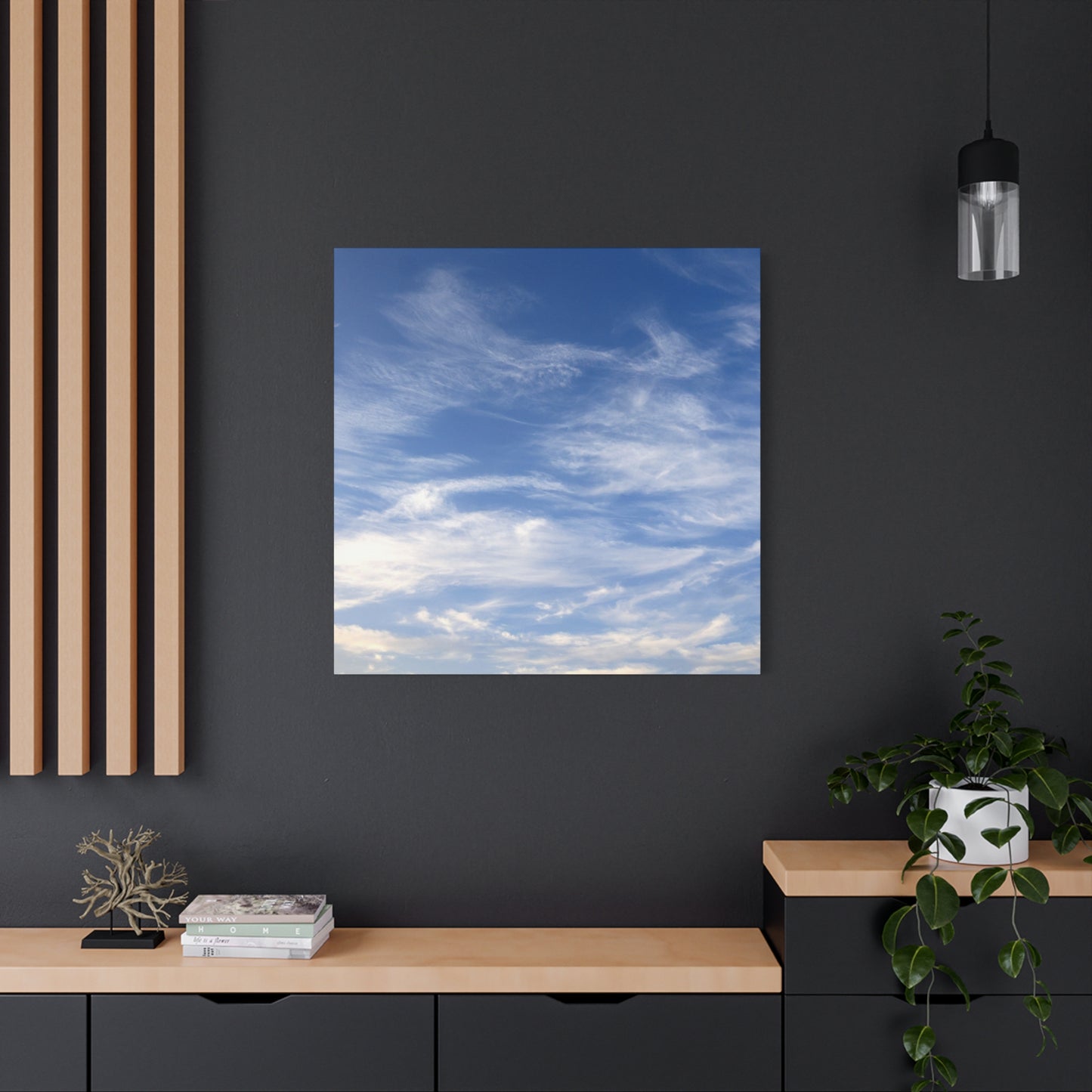 Ethereal Drift - Unique Frameless Canvas Wall Art