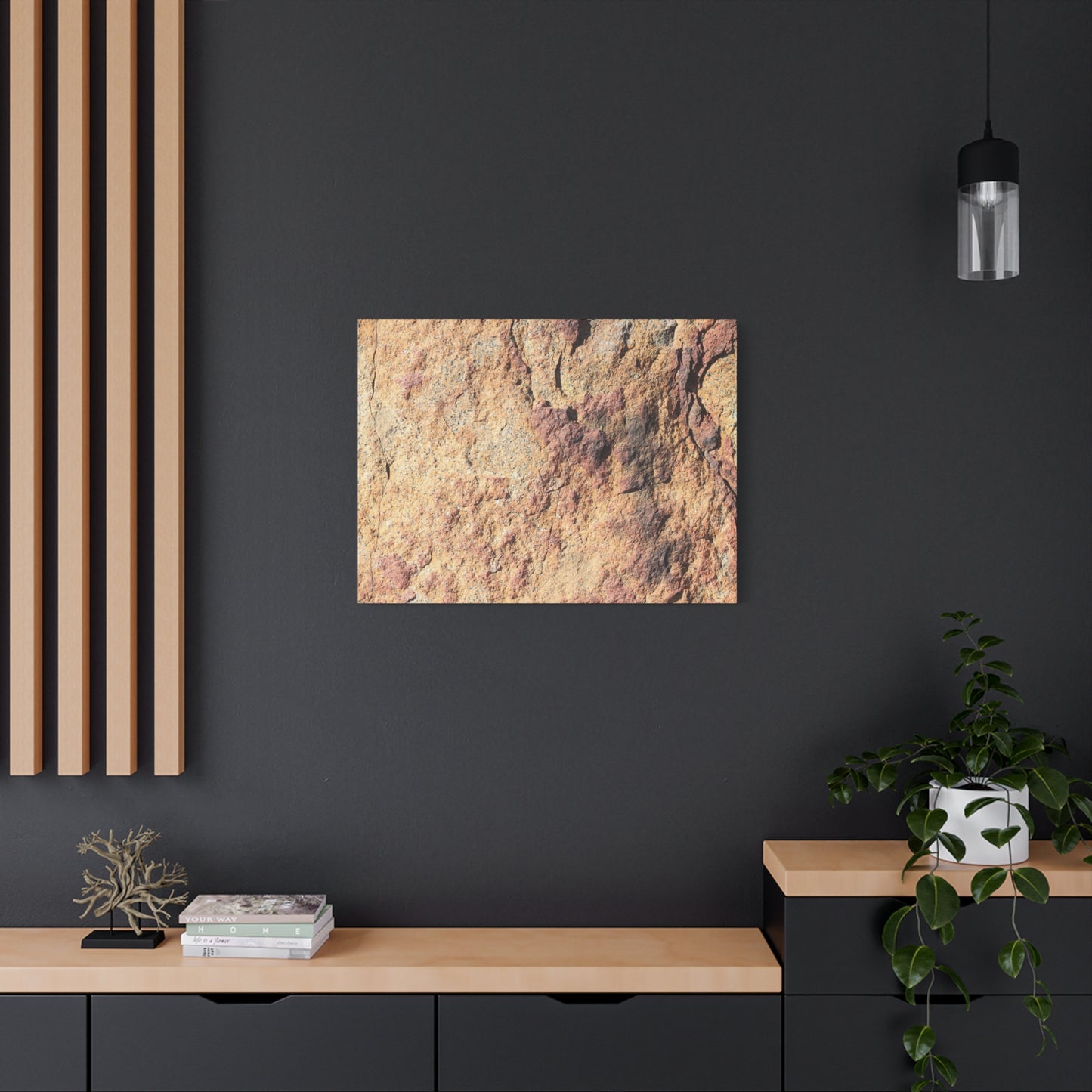 Terracotta Tears - Unique Frameless Canvas Wall Art
