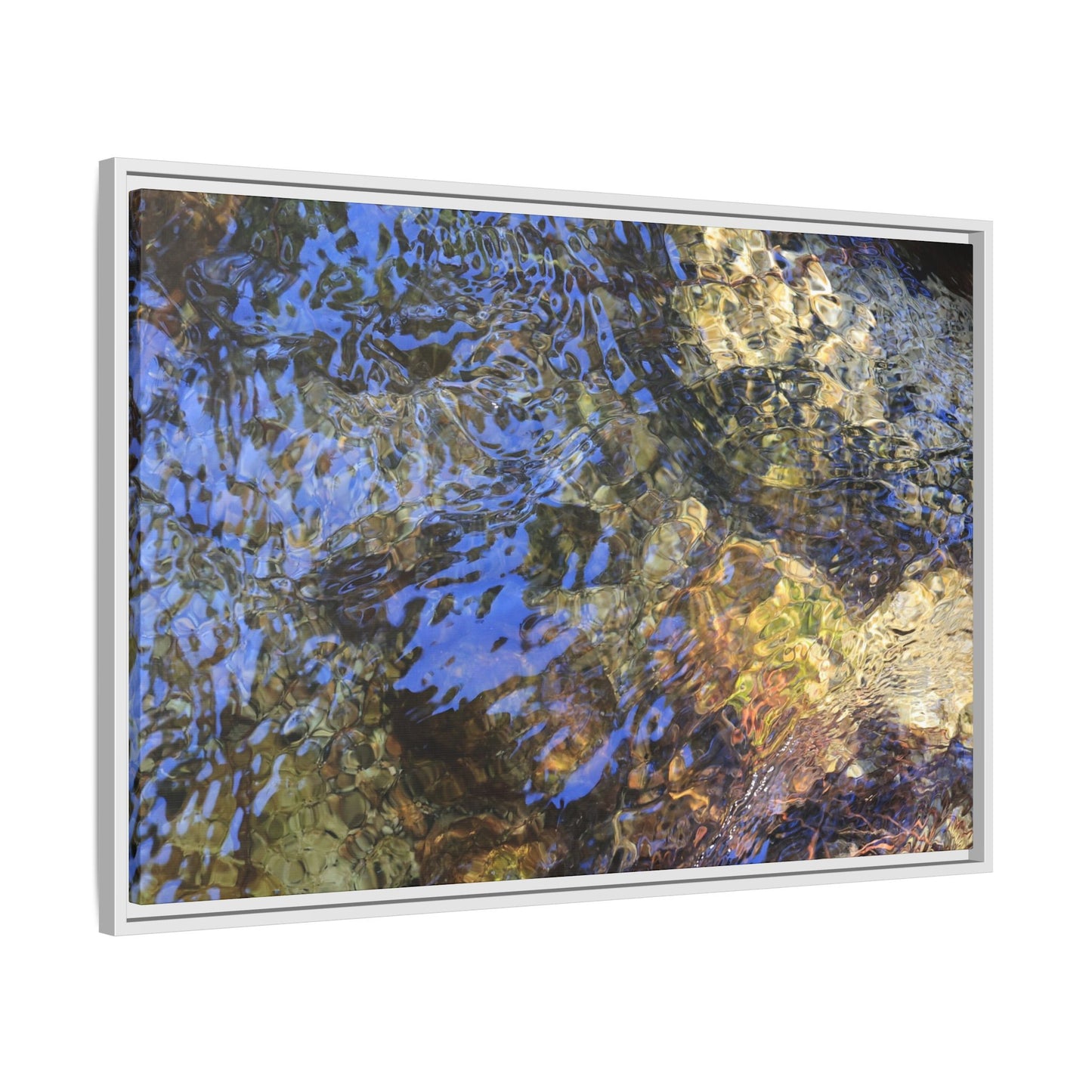 Aquatic Kaleidoscope - Unique Stretched Canvas Wall Art