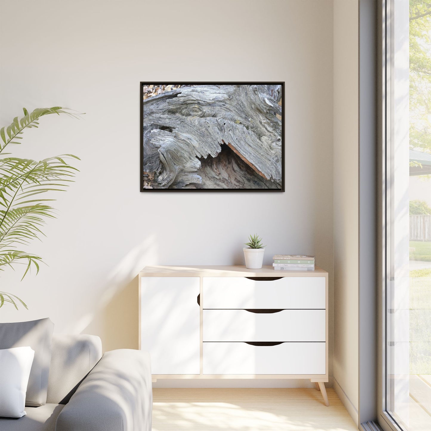 Driftwood Dreams - Unique Stretched Canvas Wall Art