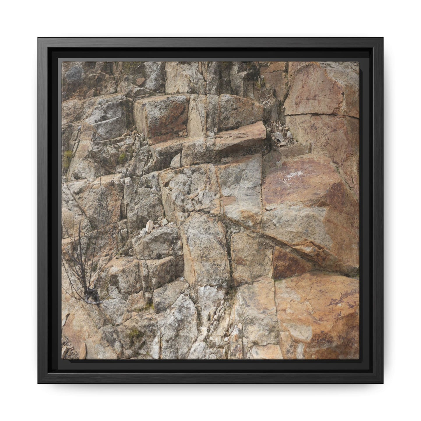 Sandstone Symphony - Unique Stretched Canvas Wall Art
