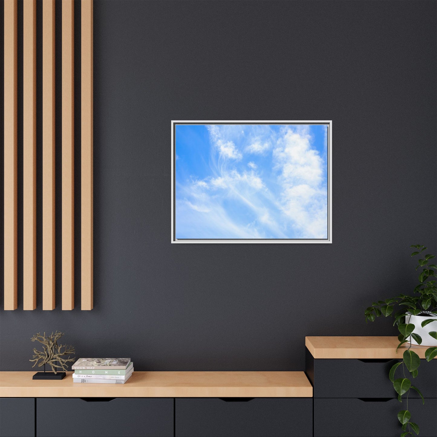 Azure Dreaming - Unique Stretched Canvas Wall Art
