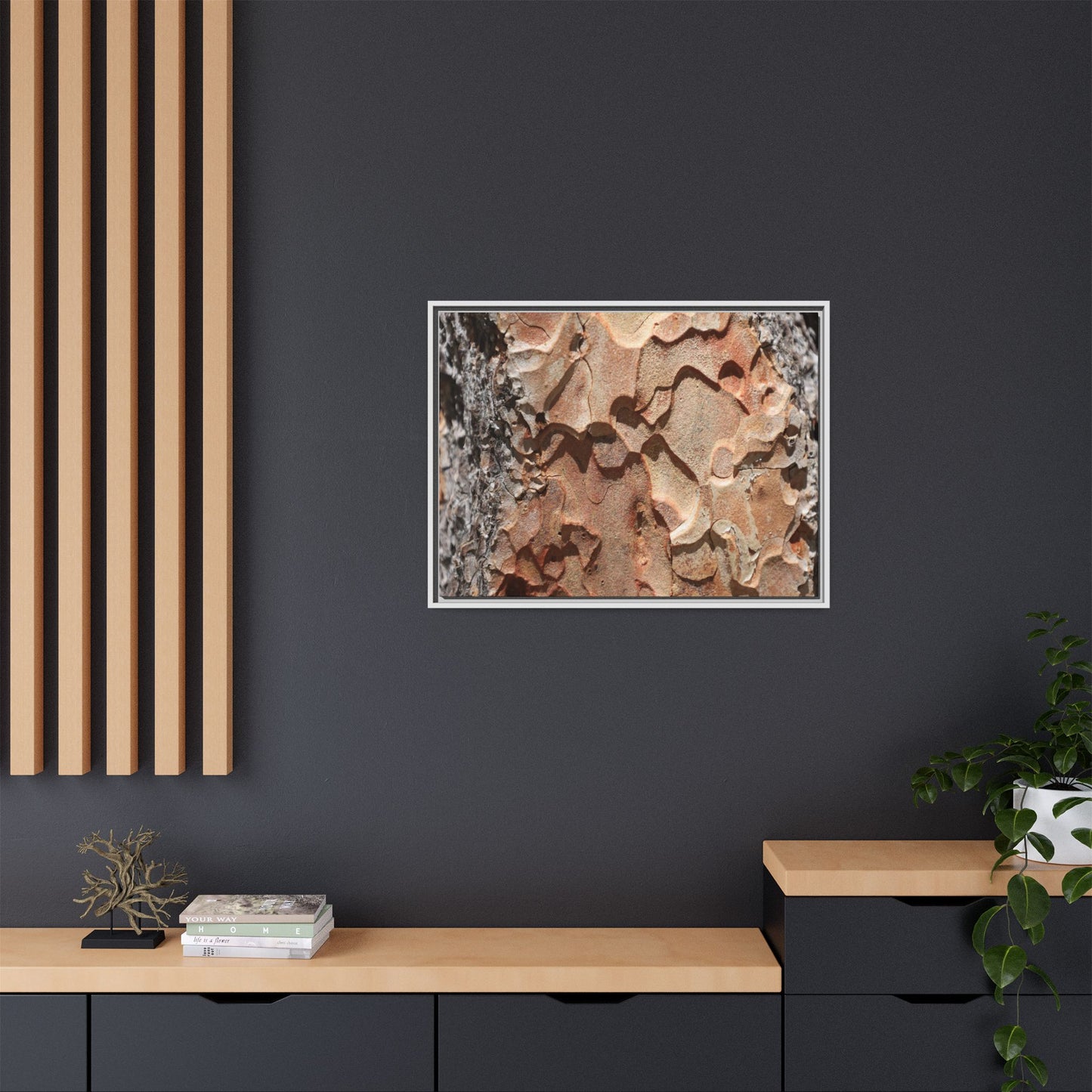 Rust and Stone - Unique Stretched Canvas Wall Art