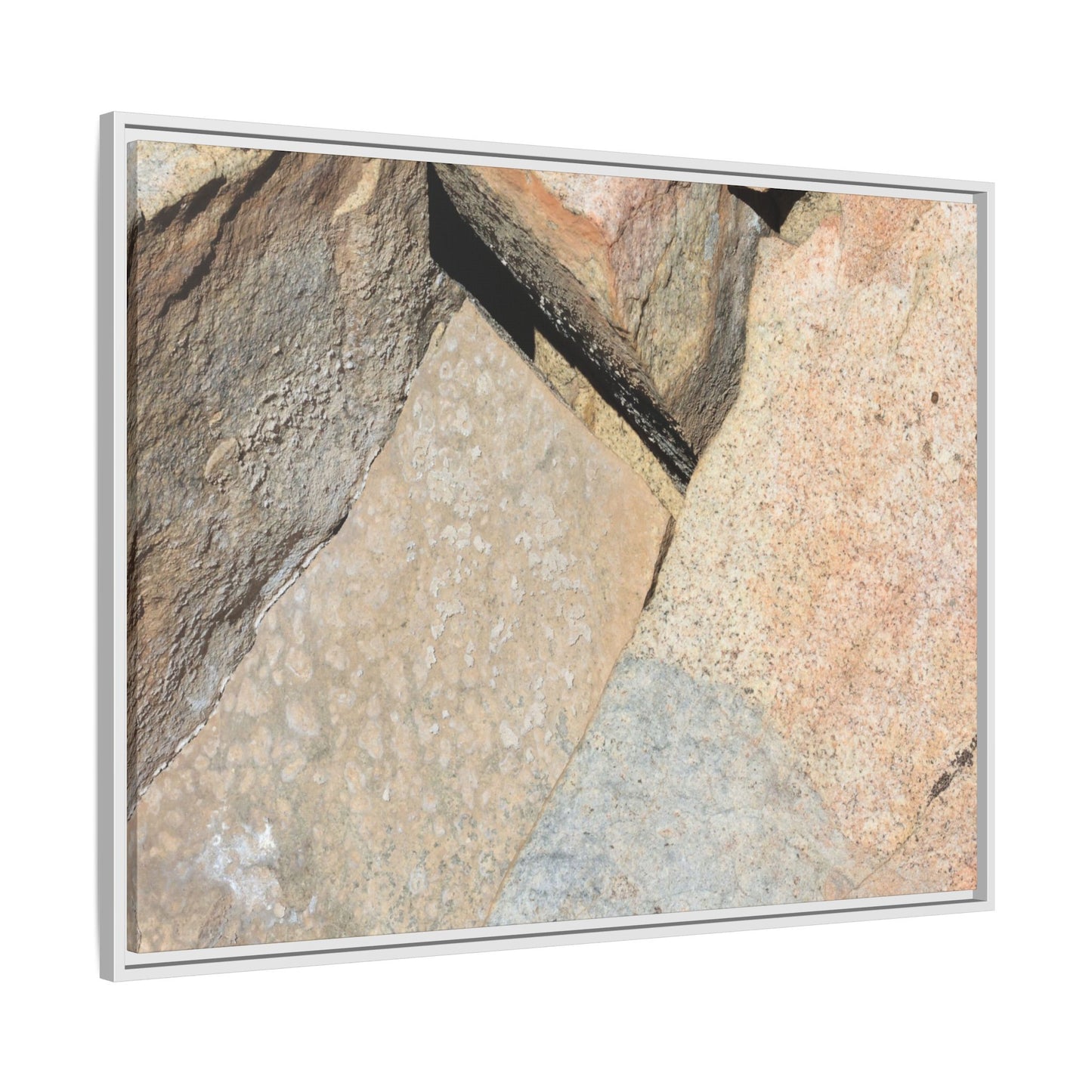 Rock Fragment - Unique Stretched Canvas Wall Art