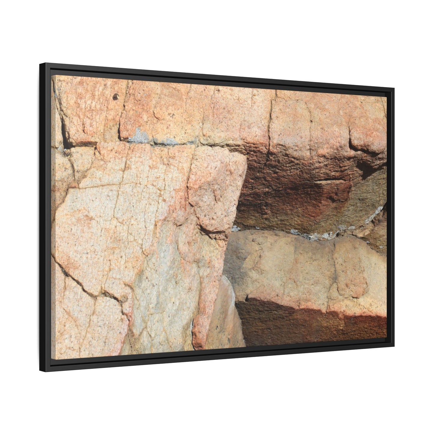 Fractured Stone - Unique Stretched Canvas Wall Art