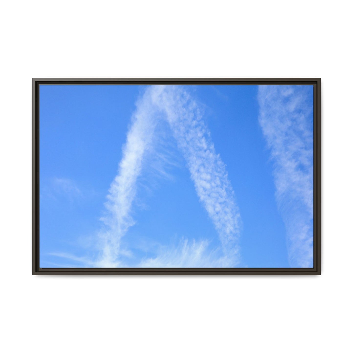 Skyward Whispers - Unique Stretched Canvas Wall Art