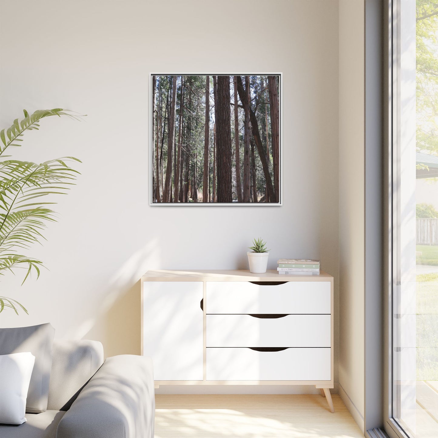 Forest Cathedral - Unique Stretched Canvas Wall Art