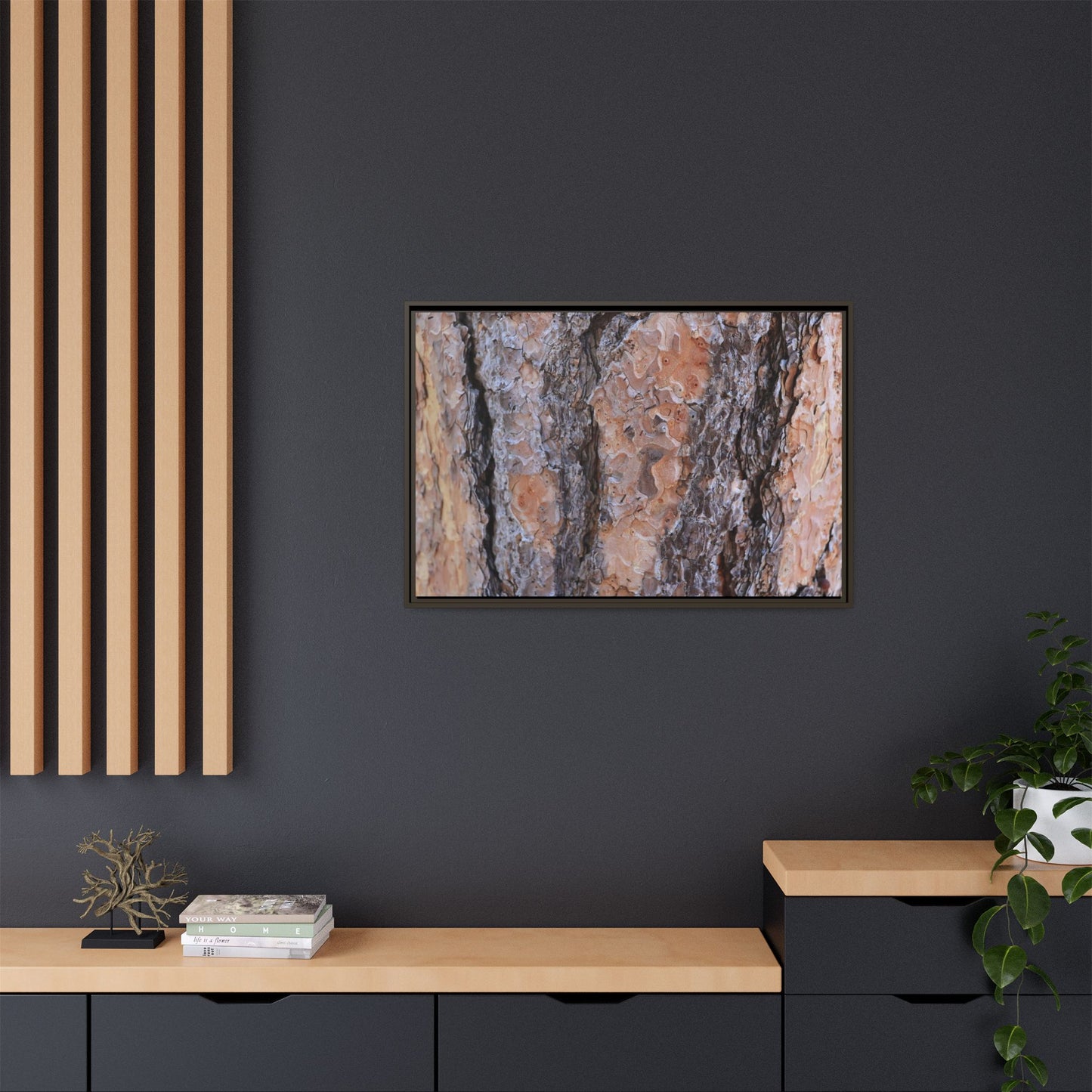 Earthy Embrace - Unique Stretched Canvas Wall Art
