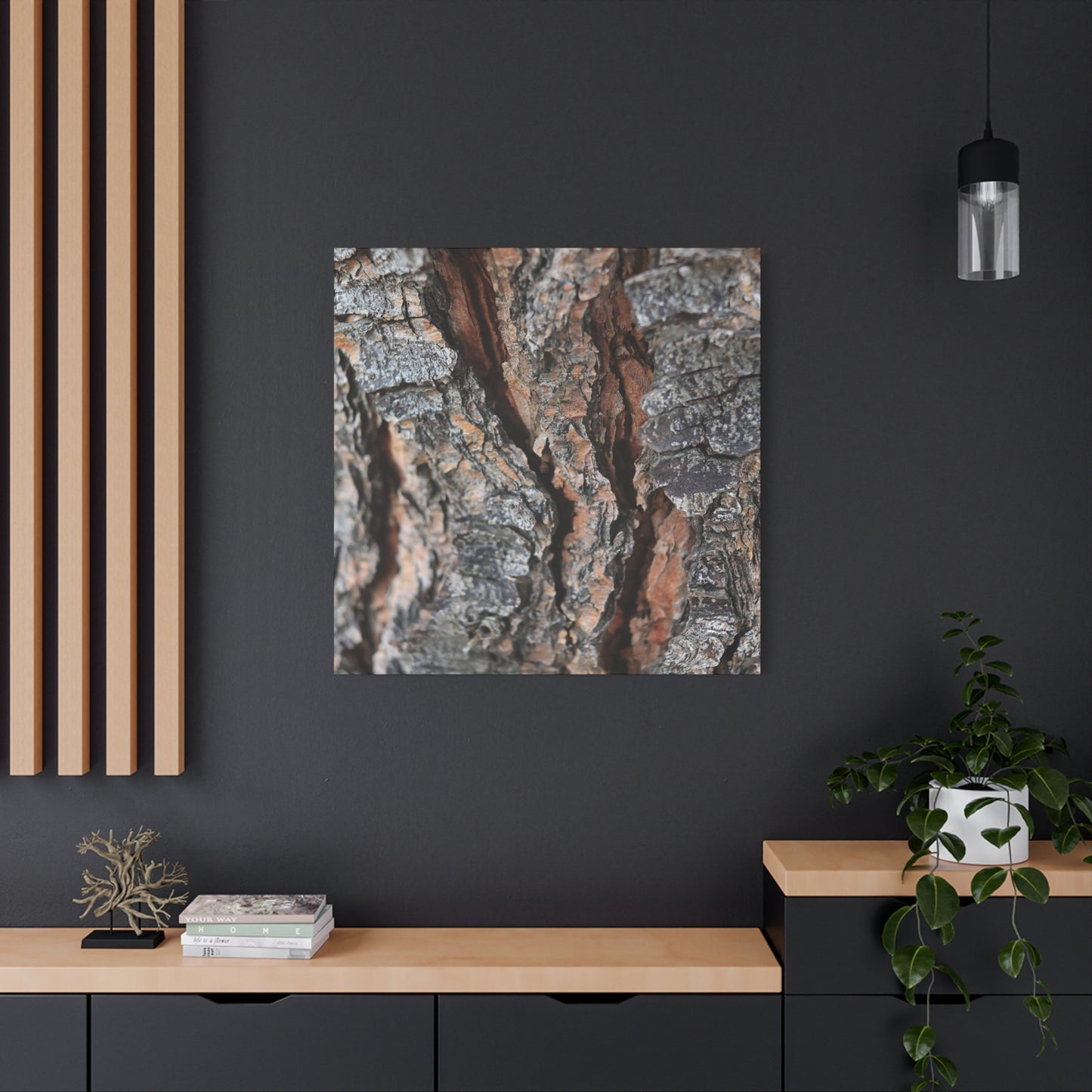 Rough Whispers - Unique Frameless Canvas Wall Art
