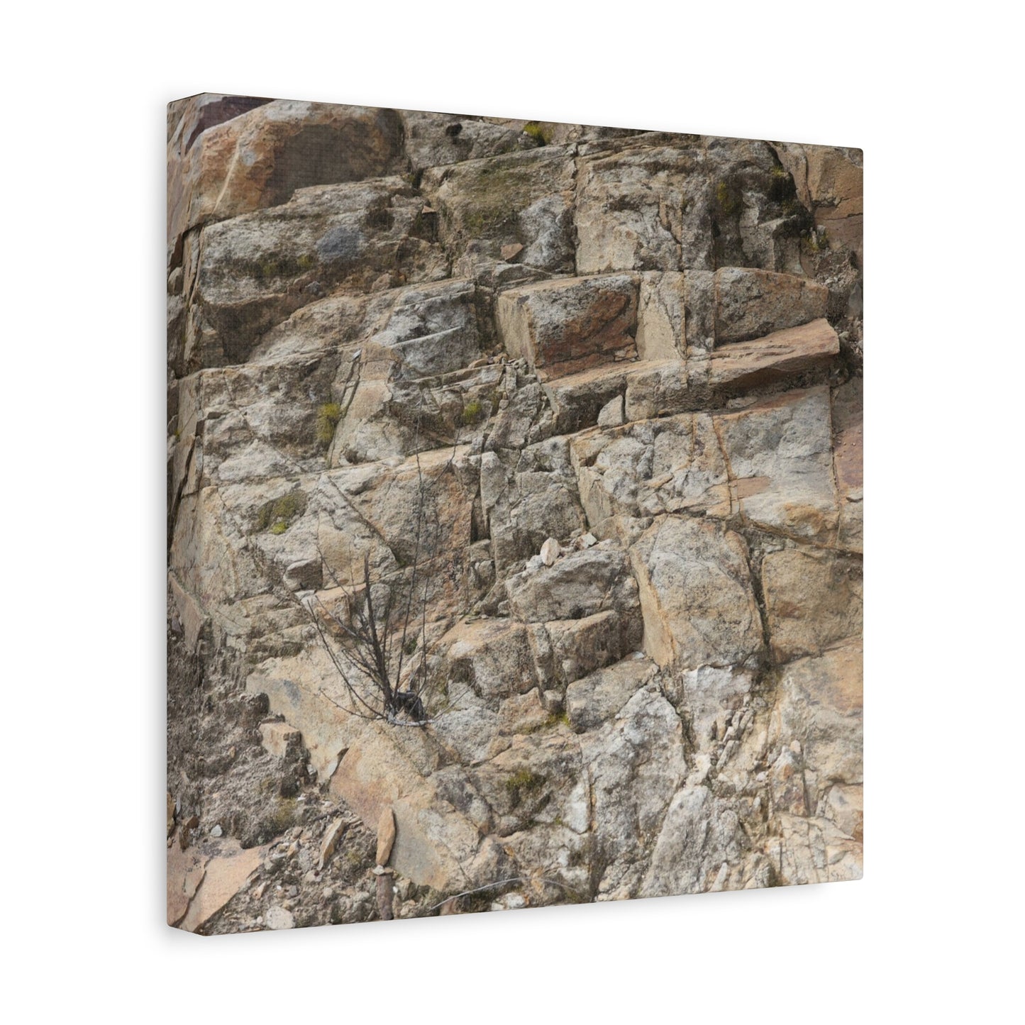 Broken Rock Canvas - Unique Frameless Canvas Wall Art