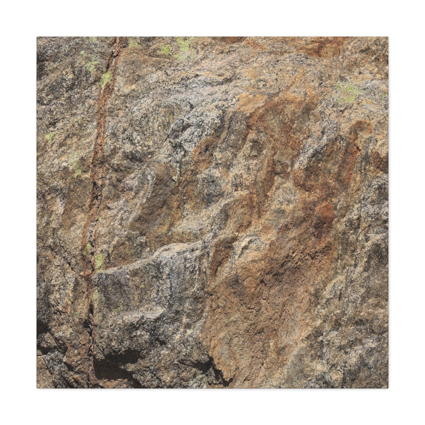 Erosion's Palette - Unique Frameless Canvas Wall Art