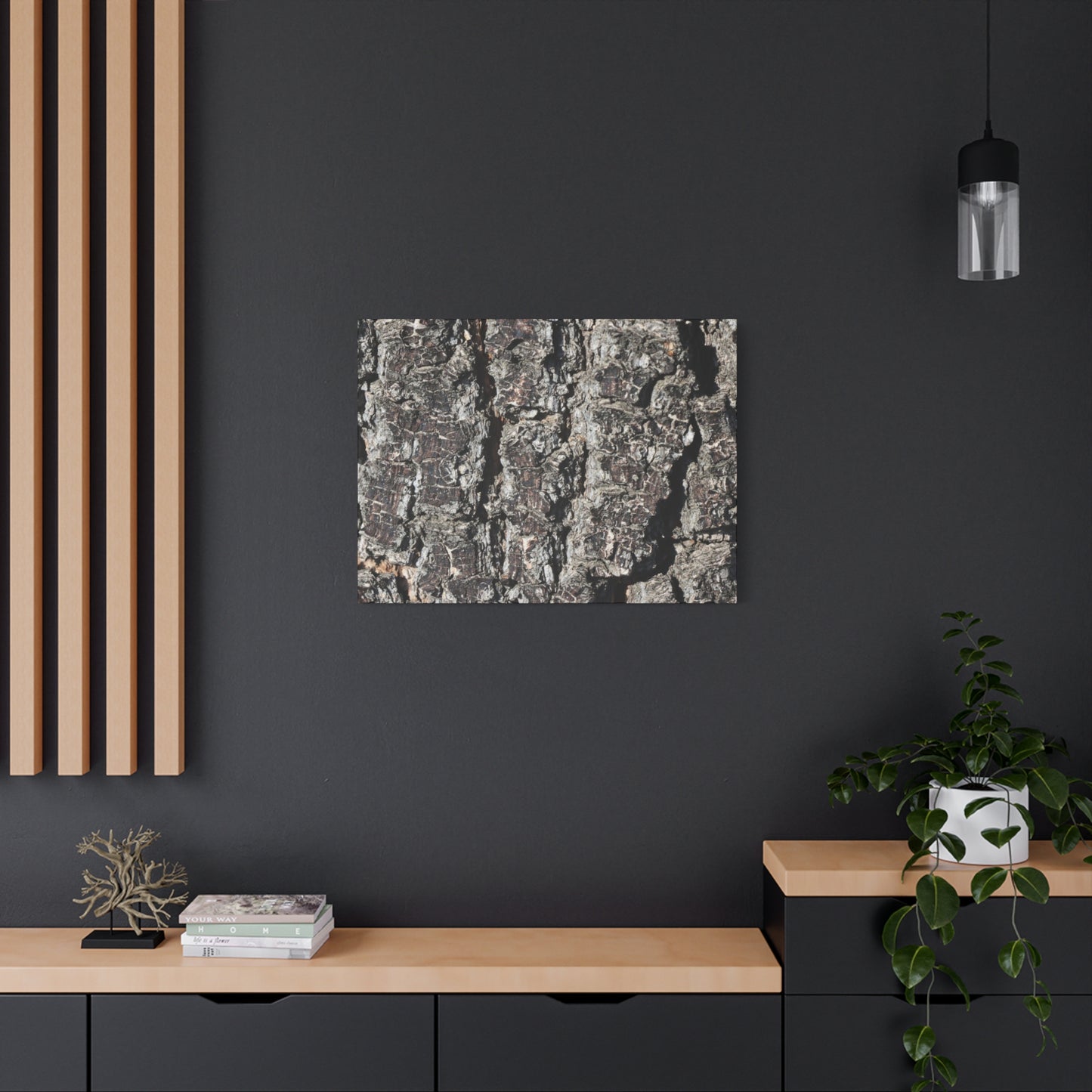 Cracked Skin of Earth - Unique Frameless Canvas Wall Art