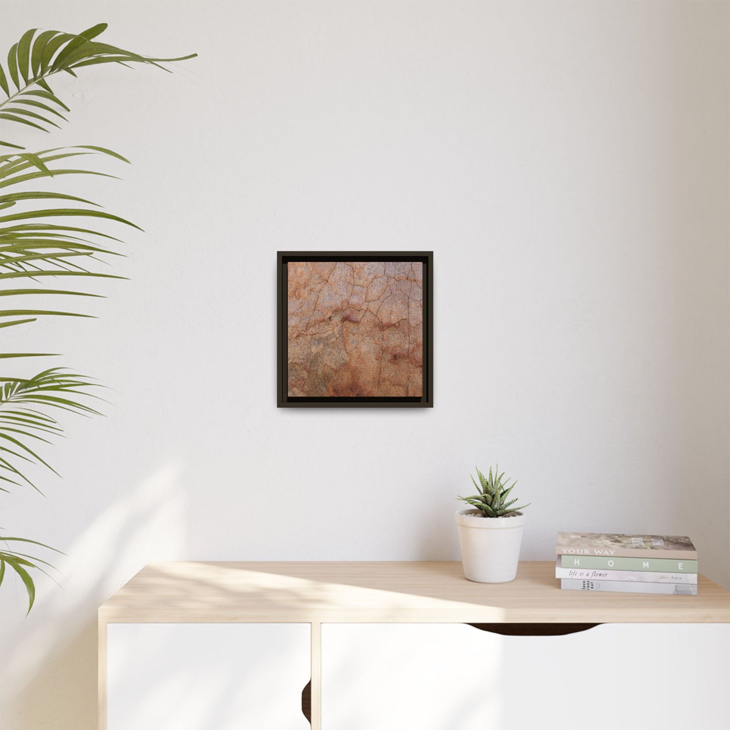 Russet Fissures - Unique Stretched Canvas Wall Art