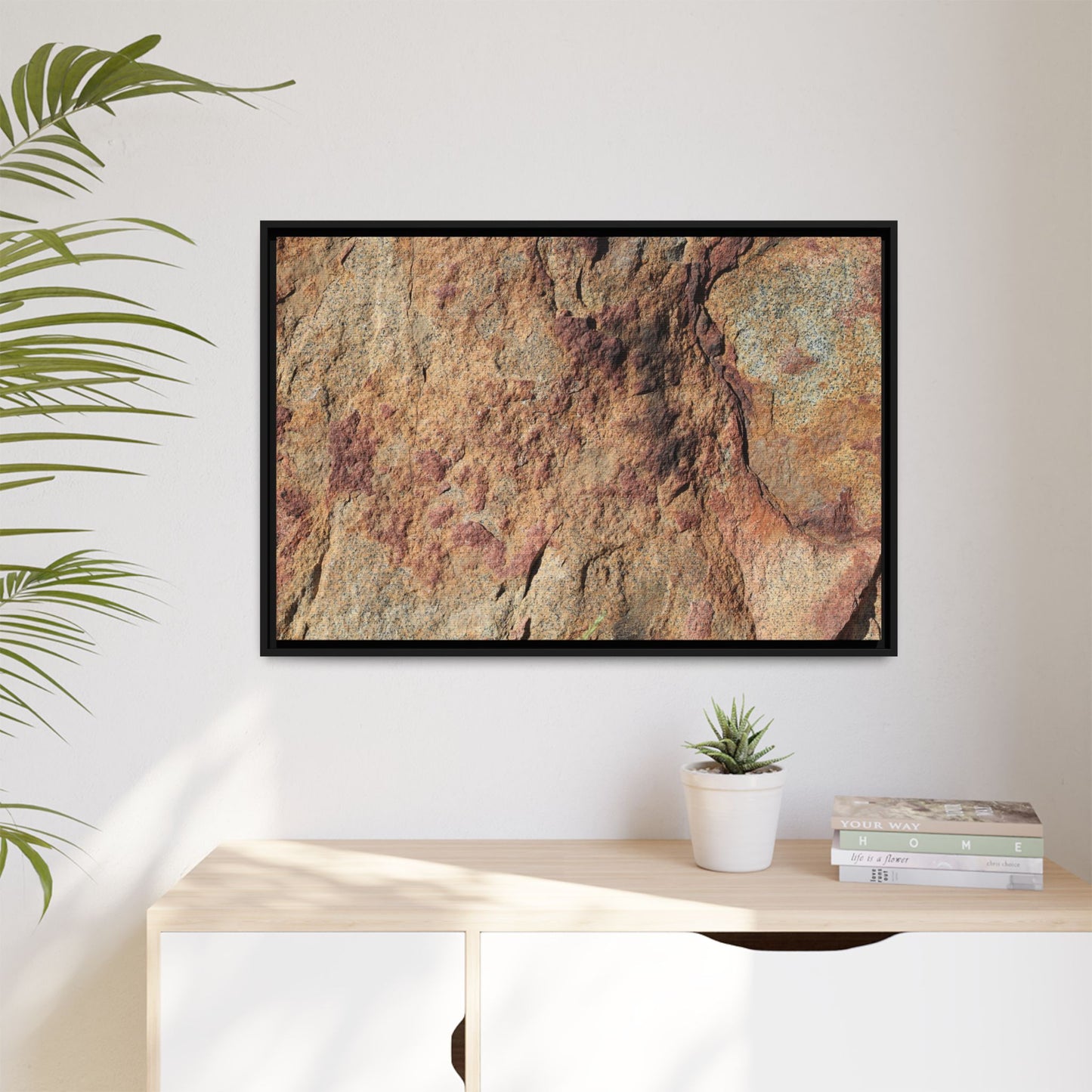 Russet Stone - Unique Stretched Canvas Wall Art