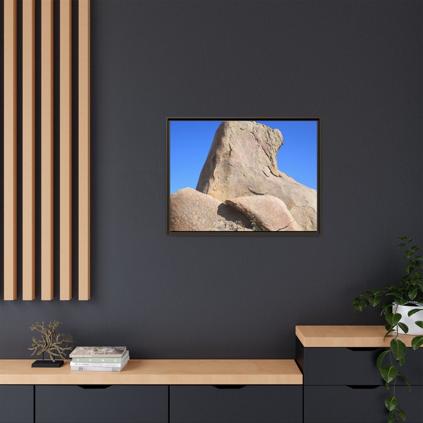 Rocky Sentinel - Unique Stretched Canvas Wall Art