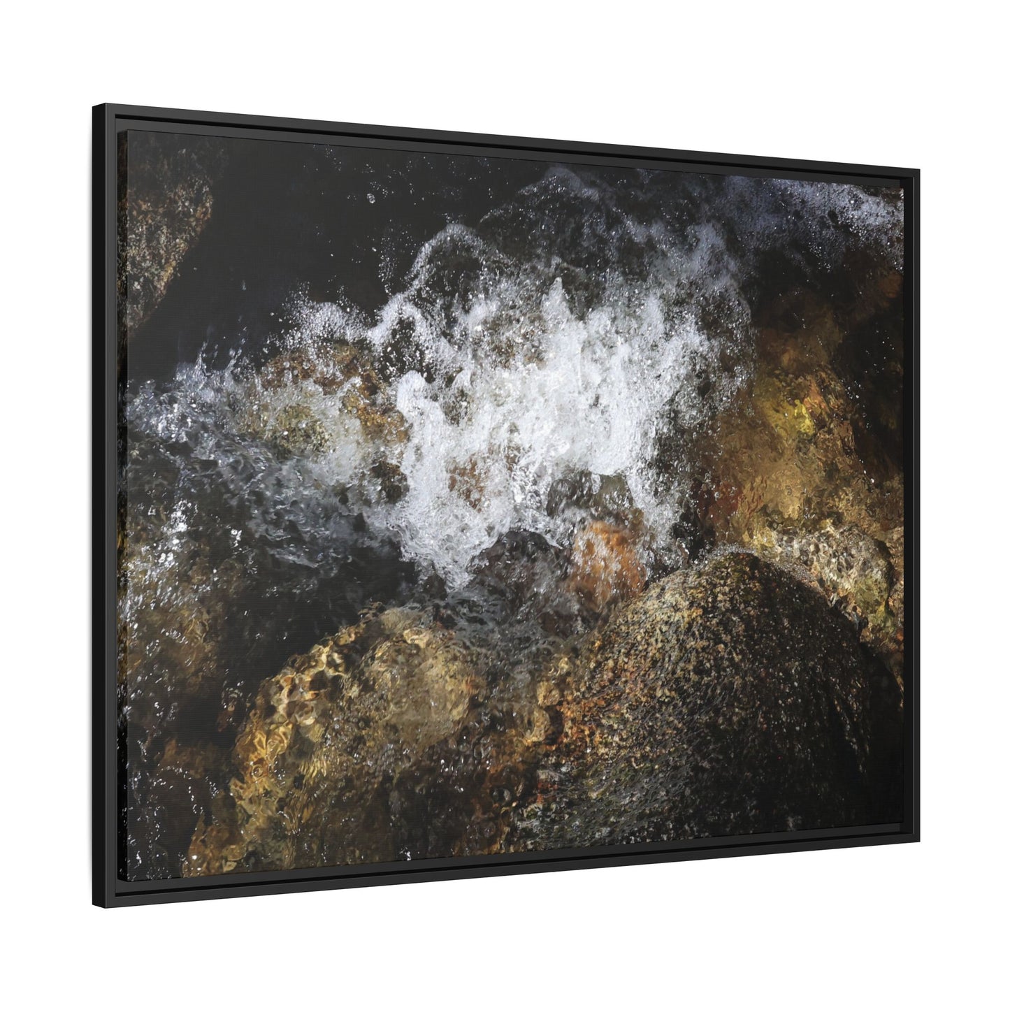 Cascading Momentum - Unique Stretched Canvas Wall Art