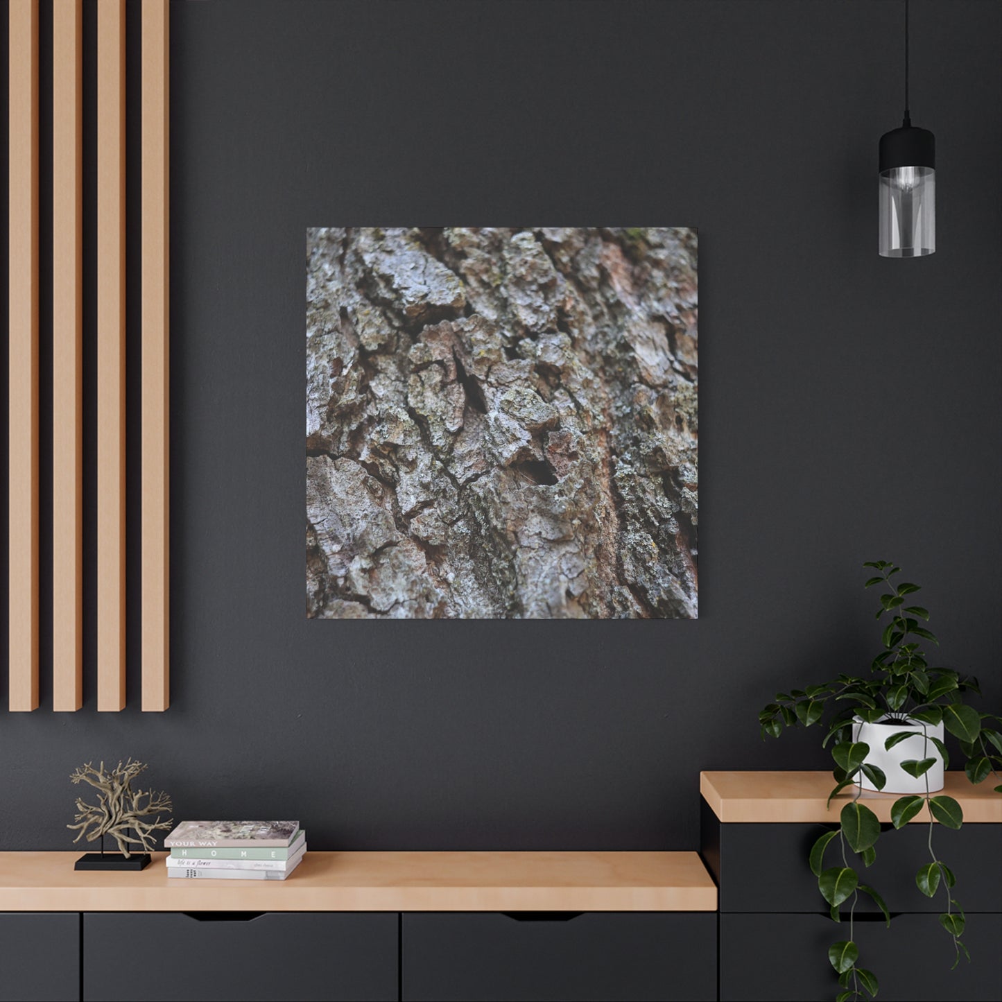 Cracked Echoes - Unique Frameless Canvas Wall Art