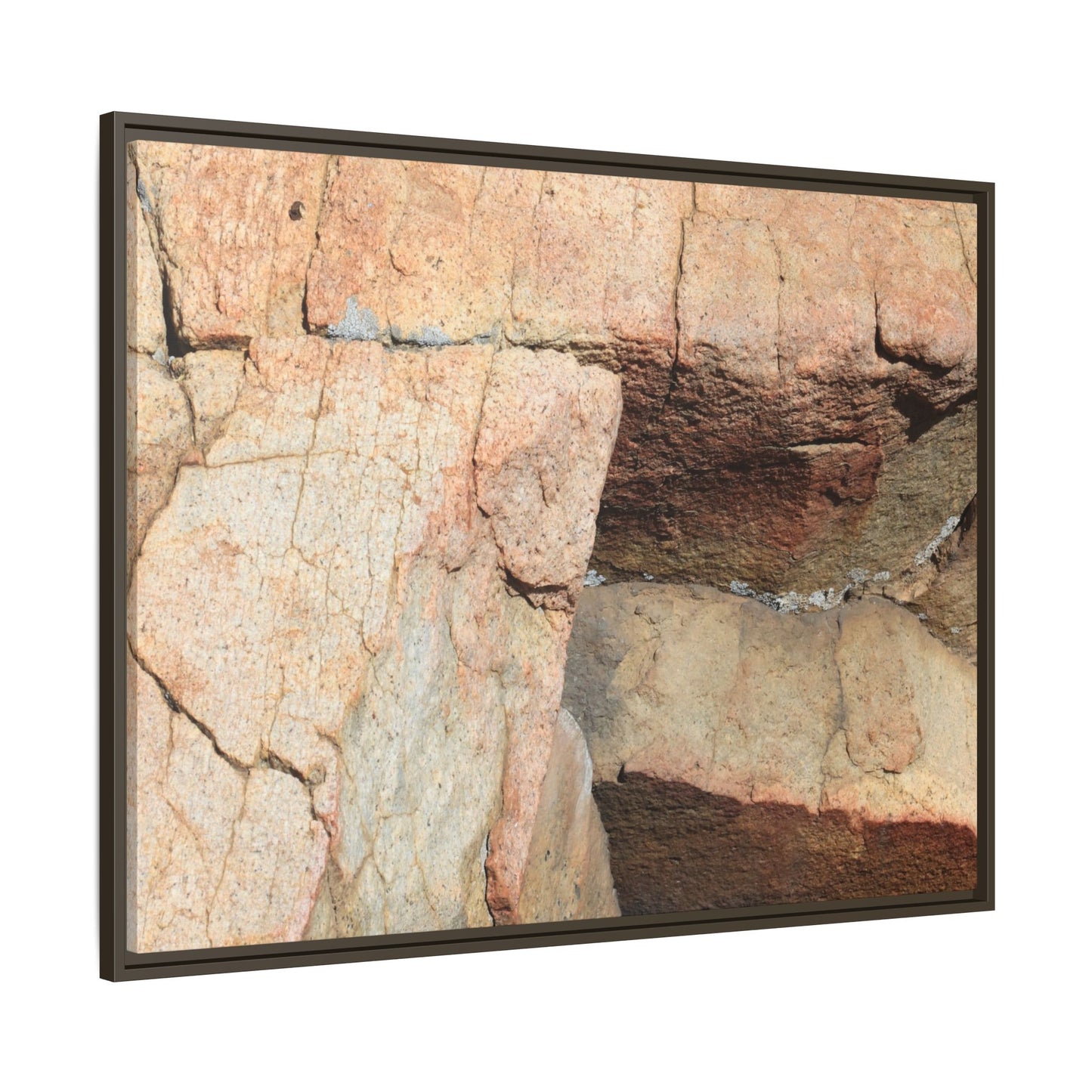 Fractured Stone - Unique Stretched Canvas Wall Art