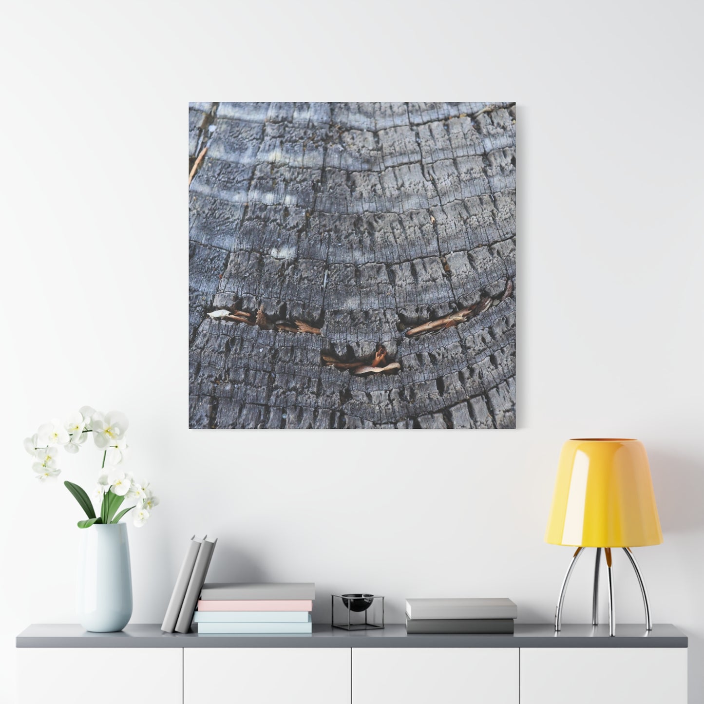 Time's Fractal Whispers - Unique Frameless Canvas Wall Art