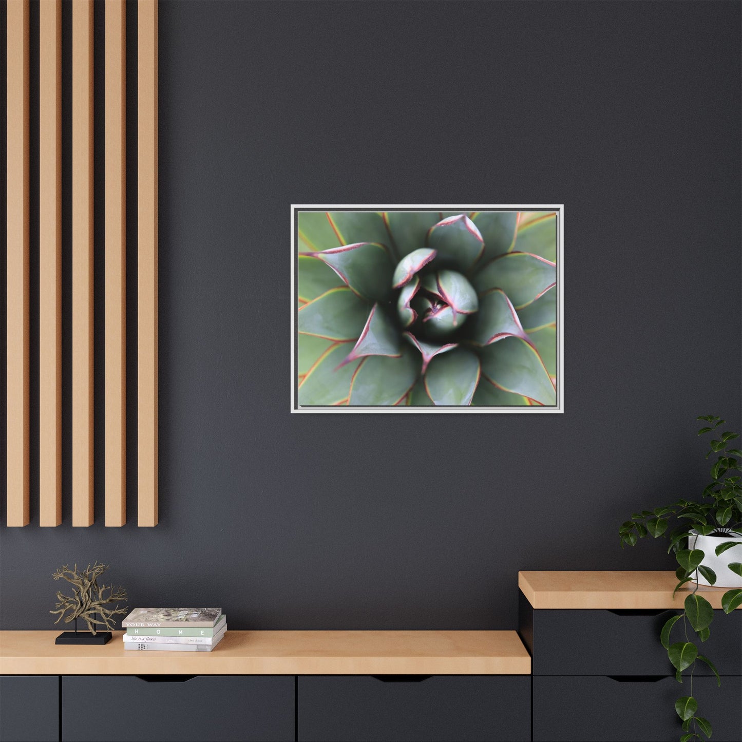 Spiky Elegance - Unique Stretched Canvas Wall Art