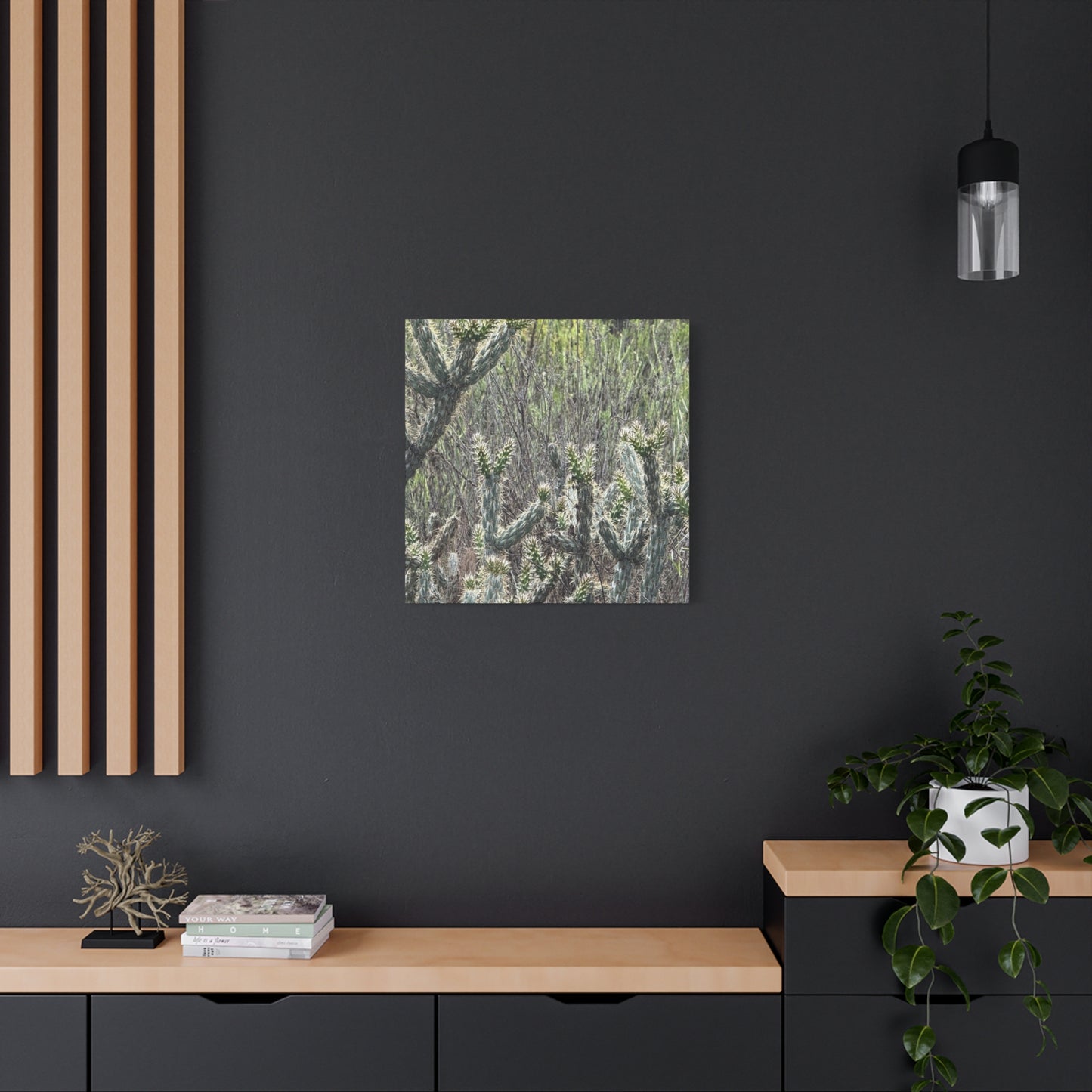 Spiny Sentinels - Unique Frameless Canvas Wall Art