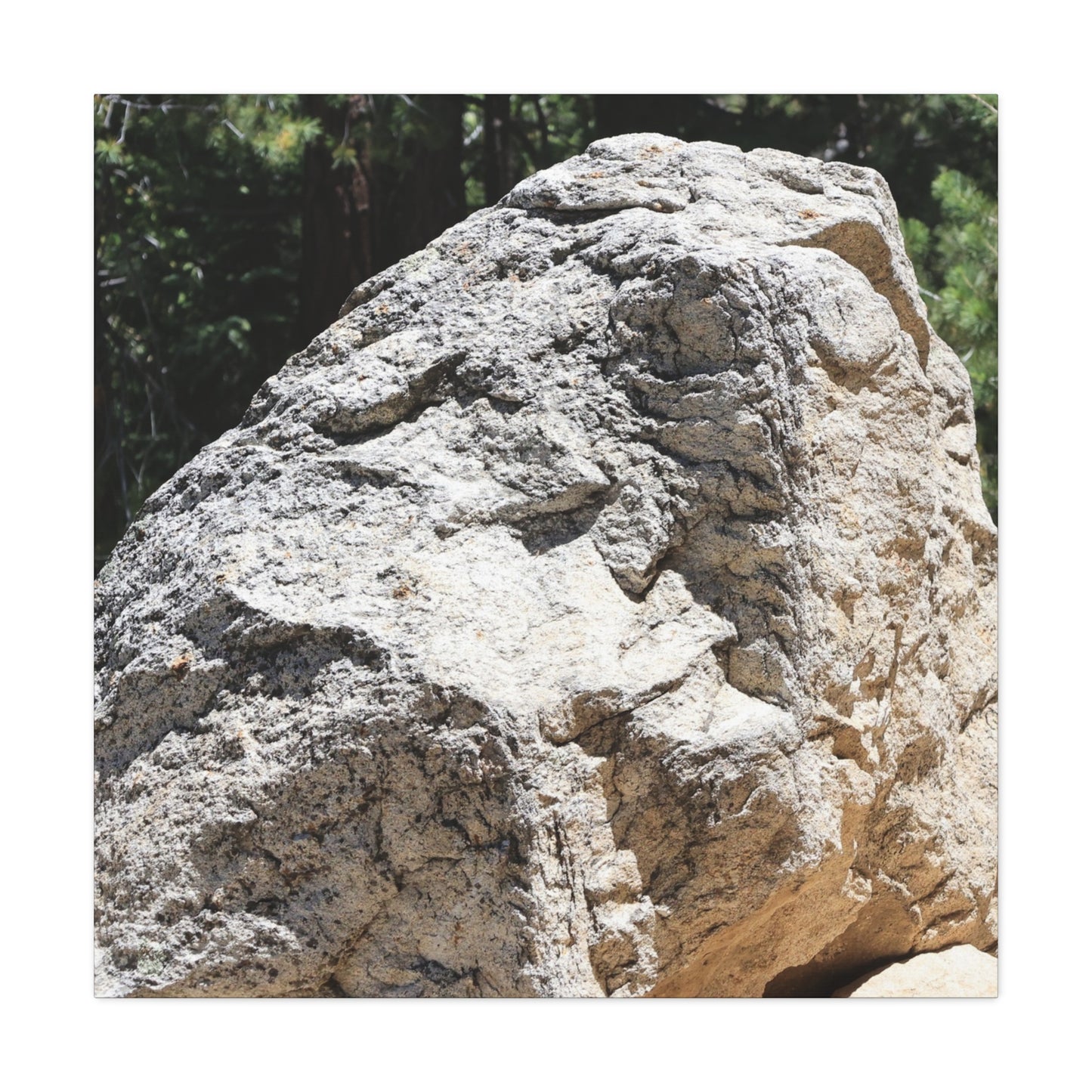 Stone of Solitude - Unique Frameless Canvas Wall Art