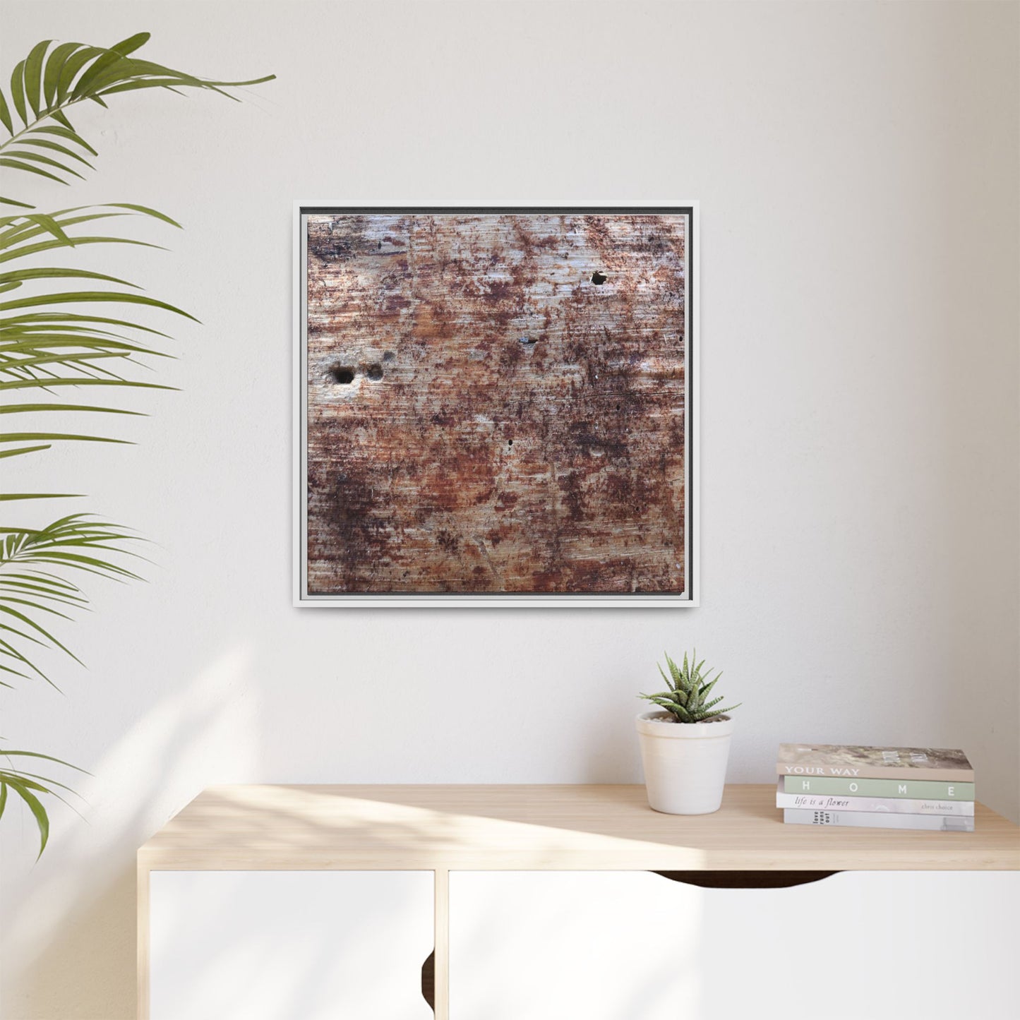 Rustic Textures - Unique Stretched Canvas Wall Art